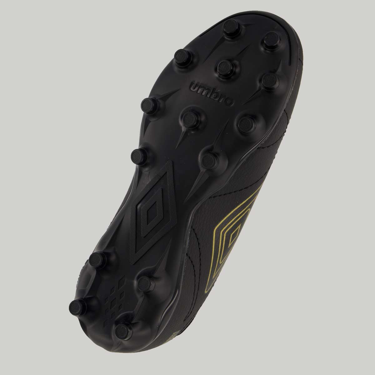 Chuteira Umbro Class Footballer Campo Juvenil Preta e Dourada Preto/Dourado 5