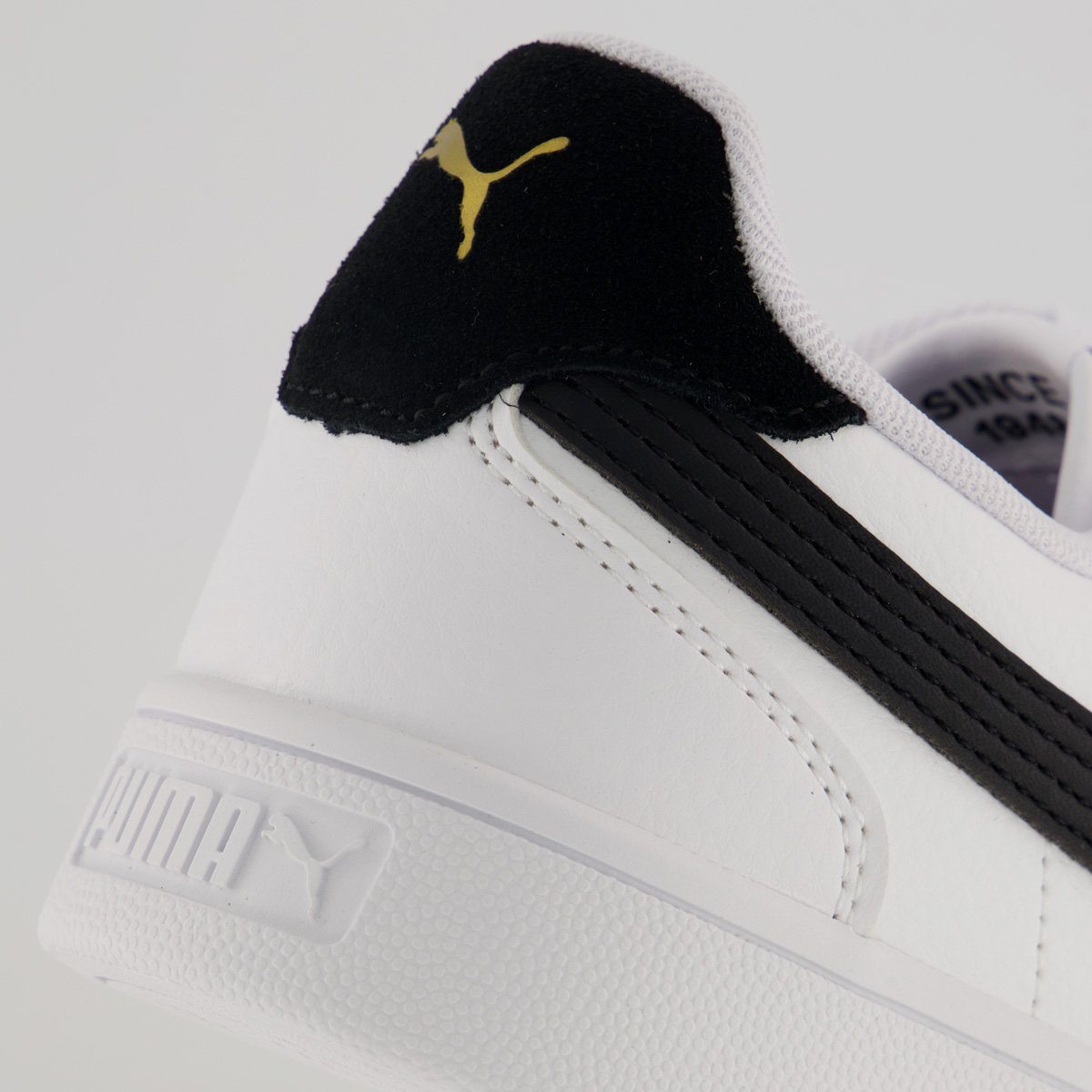 Tênis Puma Shuffle Branco e Preto Branco/Preto 6