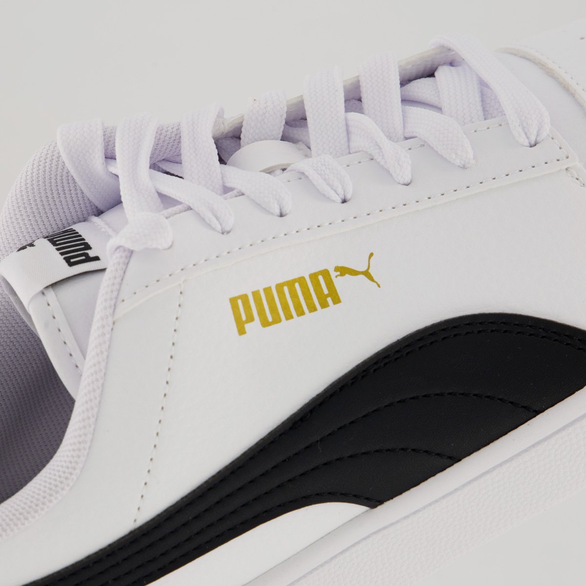 Tênis Puma Shuffle Branco e Preto Branco/Preto 7