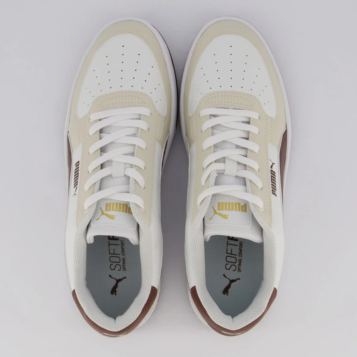 Tênis Puma Caven 2.0 BDP Off White e Marrom Off White/Marrom 4