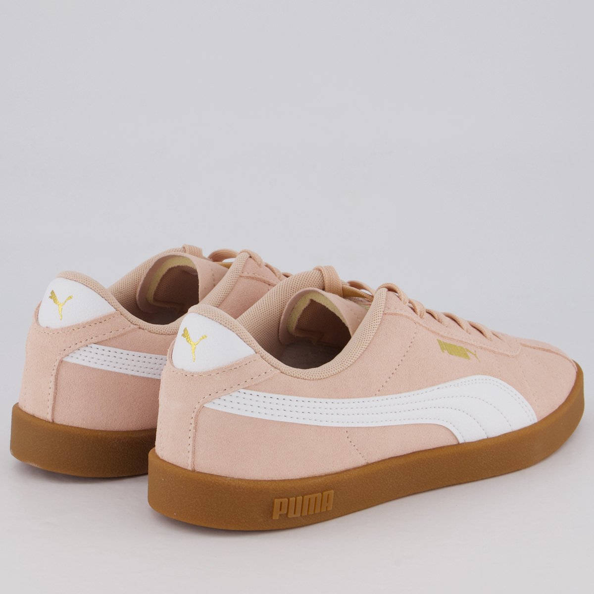 Tênis Puma Club II Feminino Rosa Rosa 3