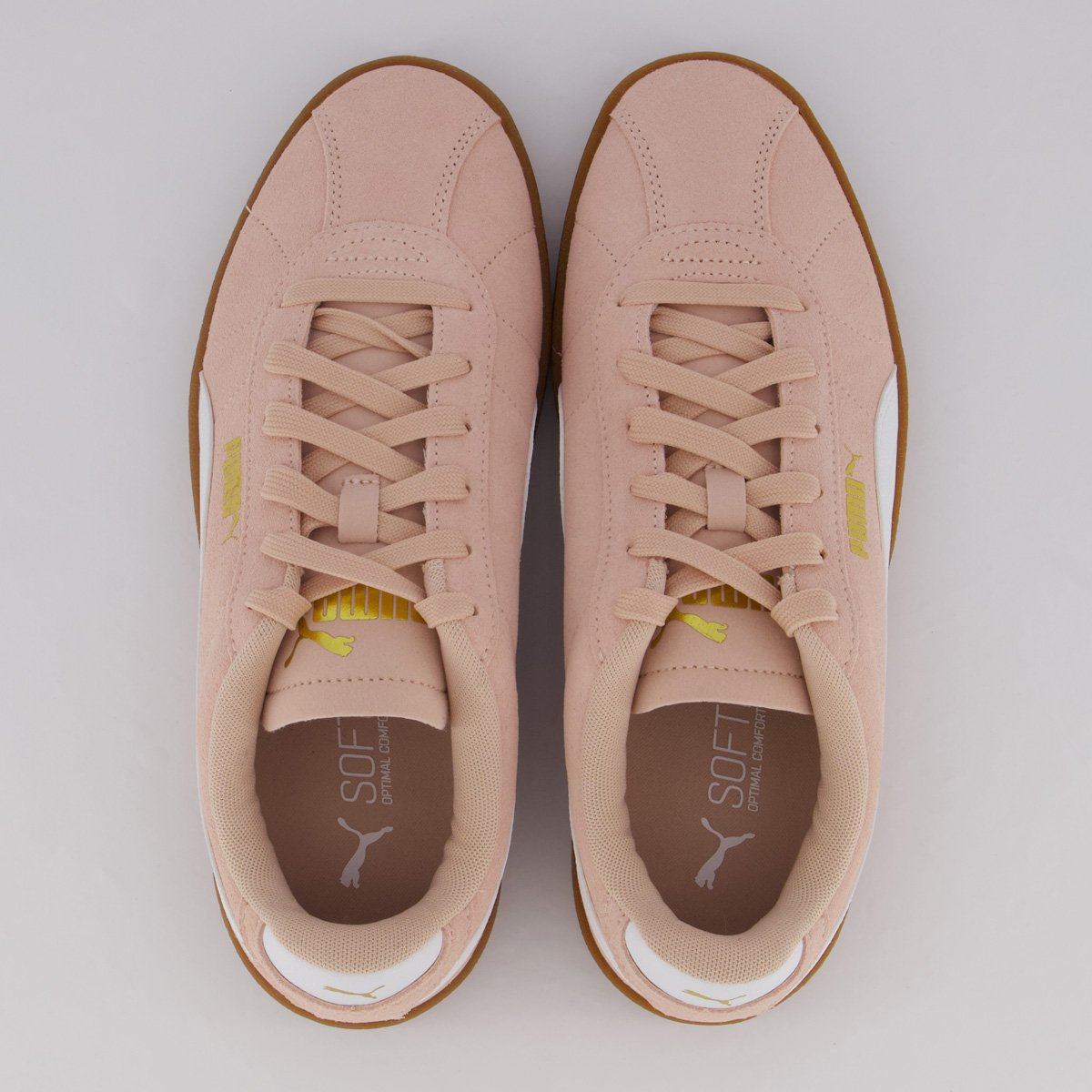 Tênis Puma Club II Feminino Rosa Rosa 4