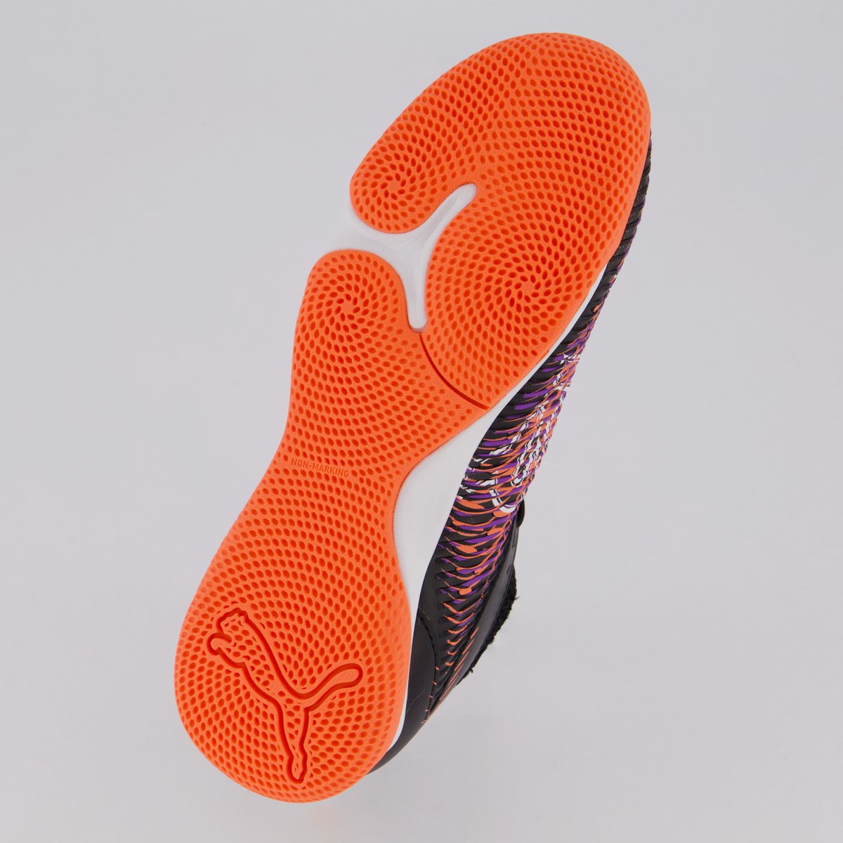 Chuteira Puma Future 8 Neymar Match IT + MID Futsal Juvenil Preta e Laranja Preto/Laranja 5