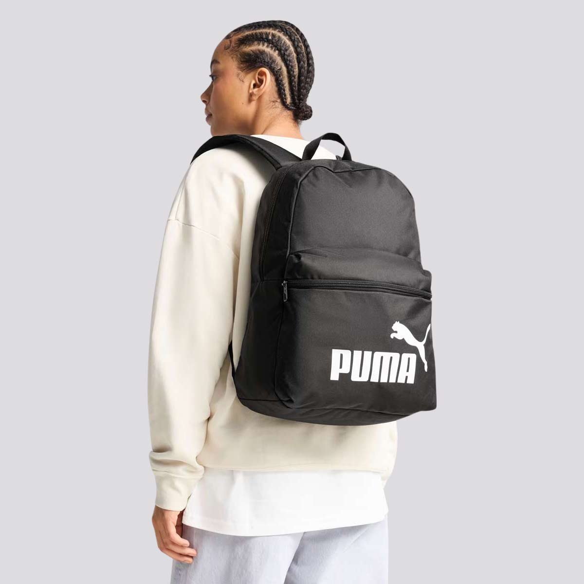 Mochila Puma Phase Preta e Branca Preto/Branco 2