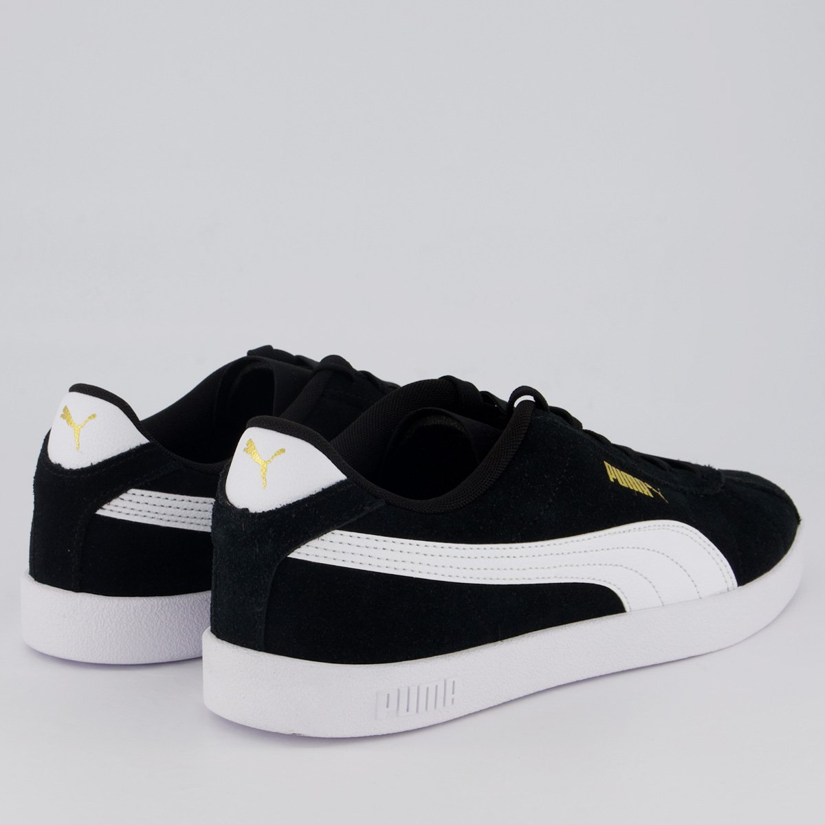 Tênis Puma Club II Preto e Branco Preto/Branco 3