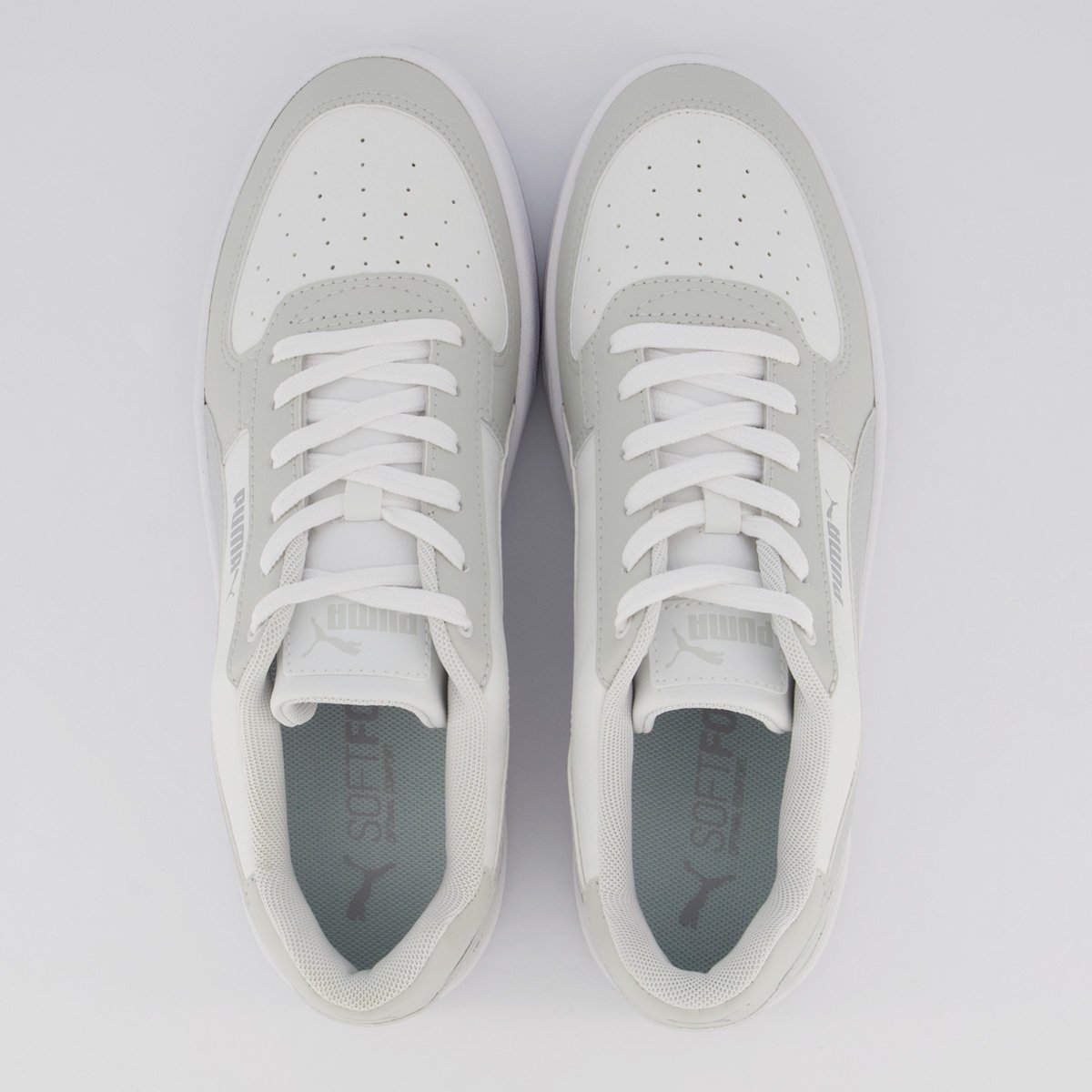 Tênis Puma Caven 2.0 BDP Cinza e Branco Cinza/Branco 4