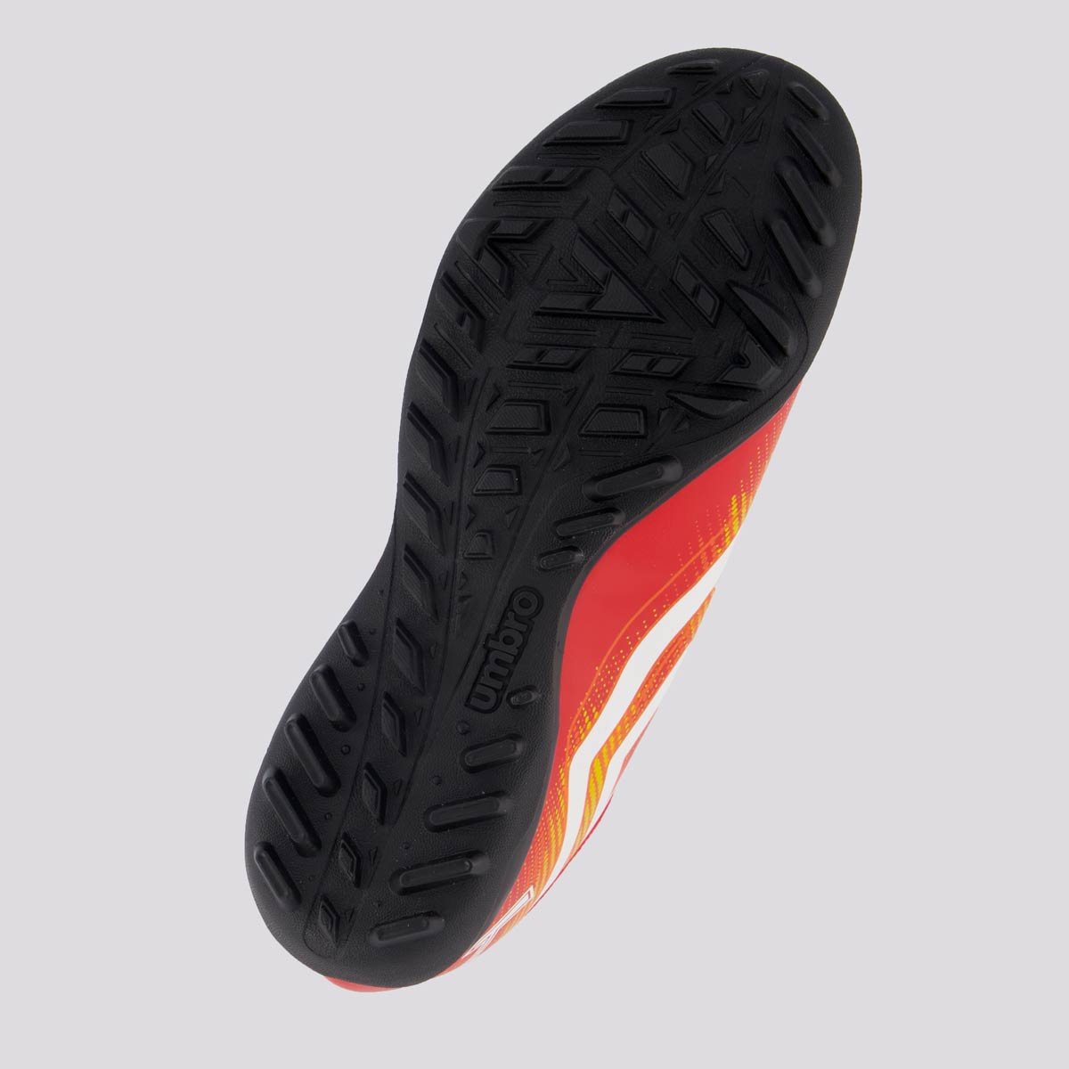 Chuteira Umbro Heatmap Society Juvenil Vermelha e Laranja Vermelho/Laranja 5