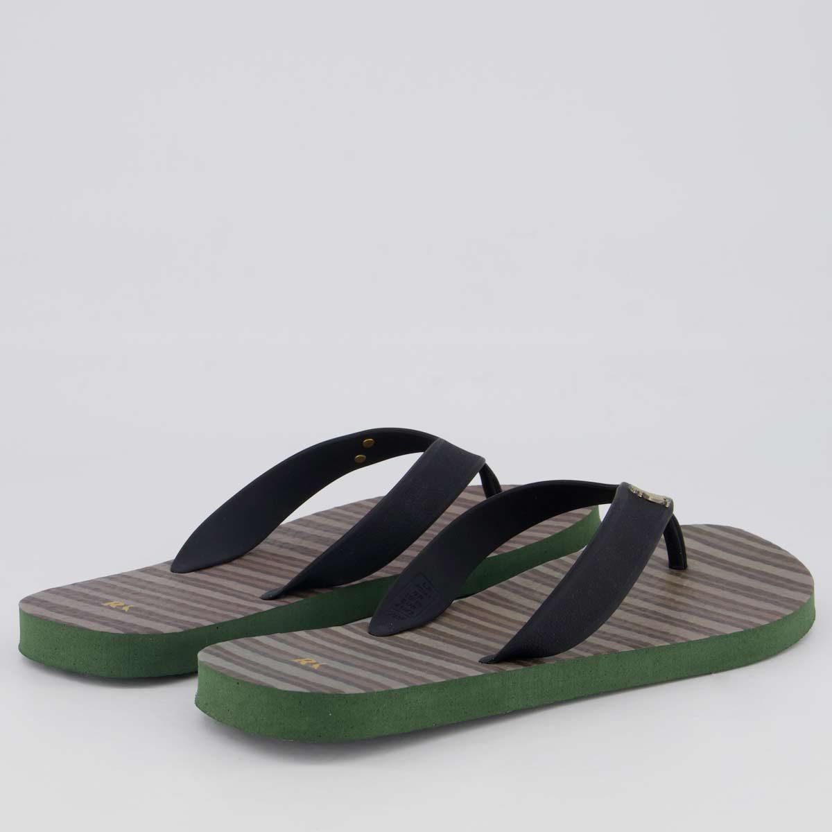 Chinelo Reserva Trancoso Listras Verde Verde 4