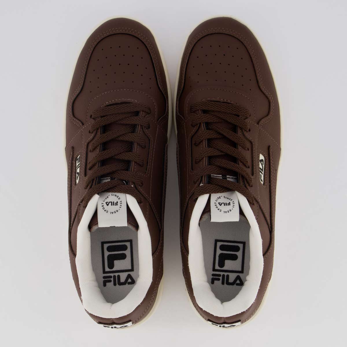 Tênis Fila ACD Classic Marrom e Bege Marrom/Bege 4