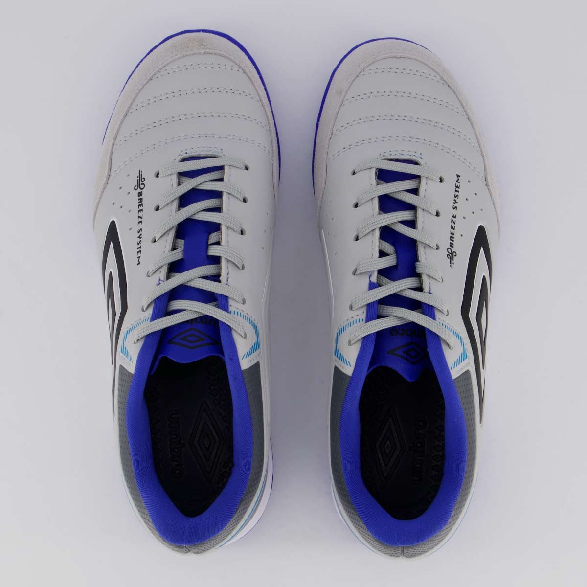 Chuteira Umbro X-Comfort Futsal Cinza e Royal Cinza/Royal 4
