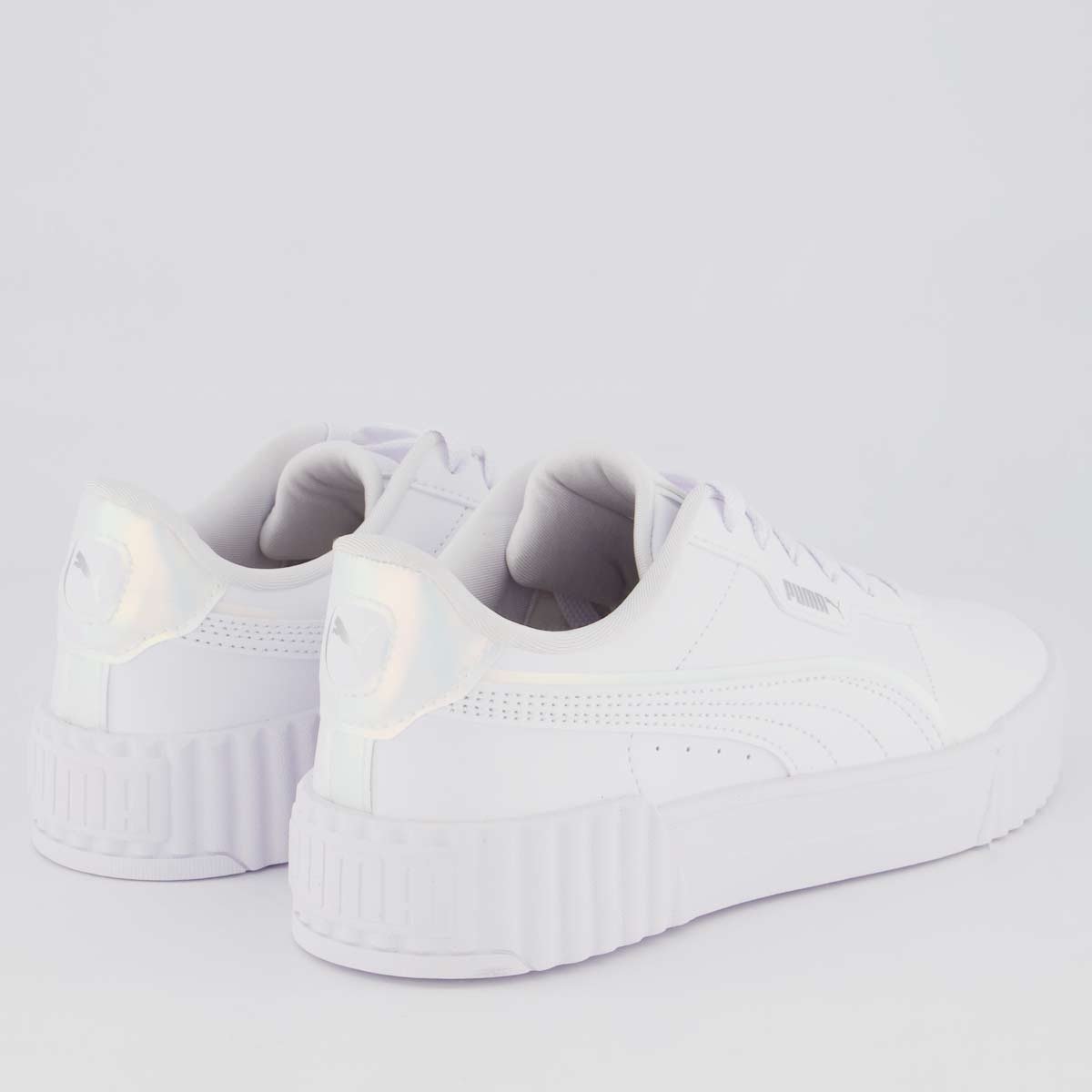 Tênis Puma Carina 3.0 Holo 2.0 Feminino Branco Branco 3