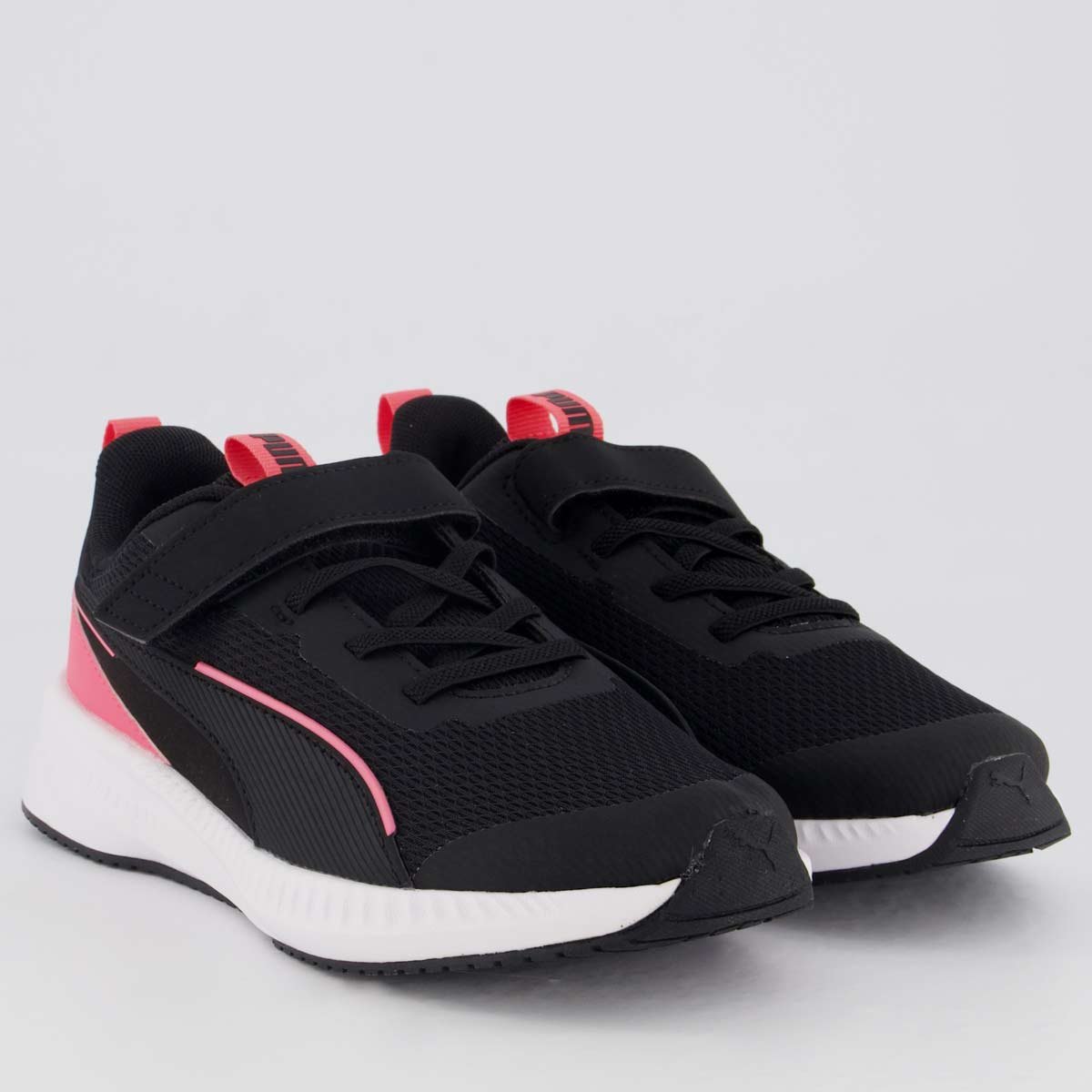 Tênis Puma Flyer Lite 3 AC+ PS Infantil Preto e Pink Preto/Pink 2