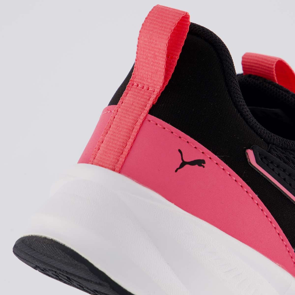 Tênis Puma Flyer Lite 3 AC+ PS Infantil Preto e Pink Preto/Pink 6