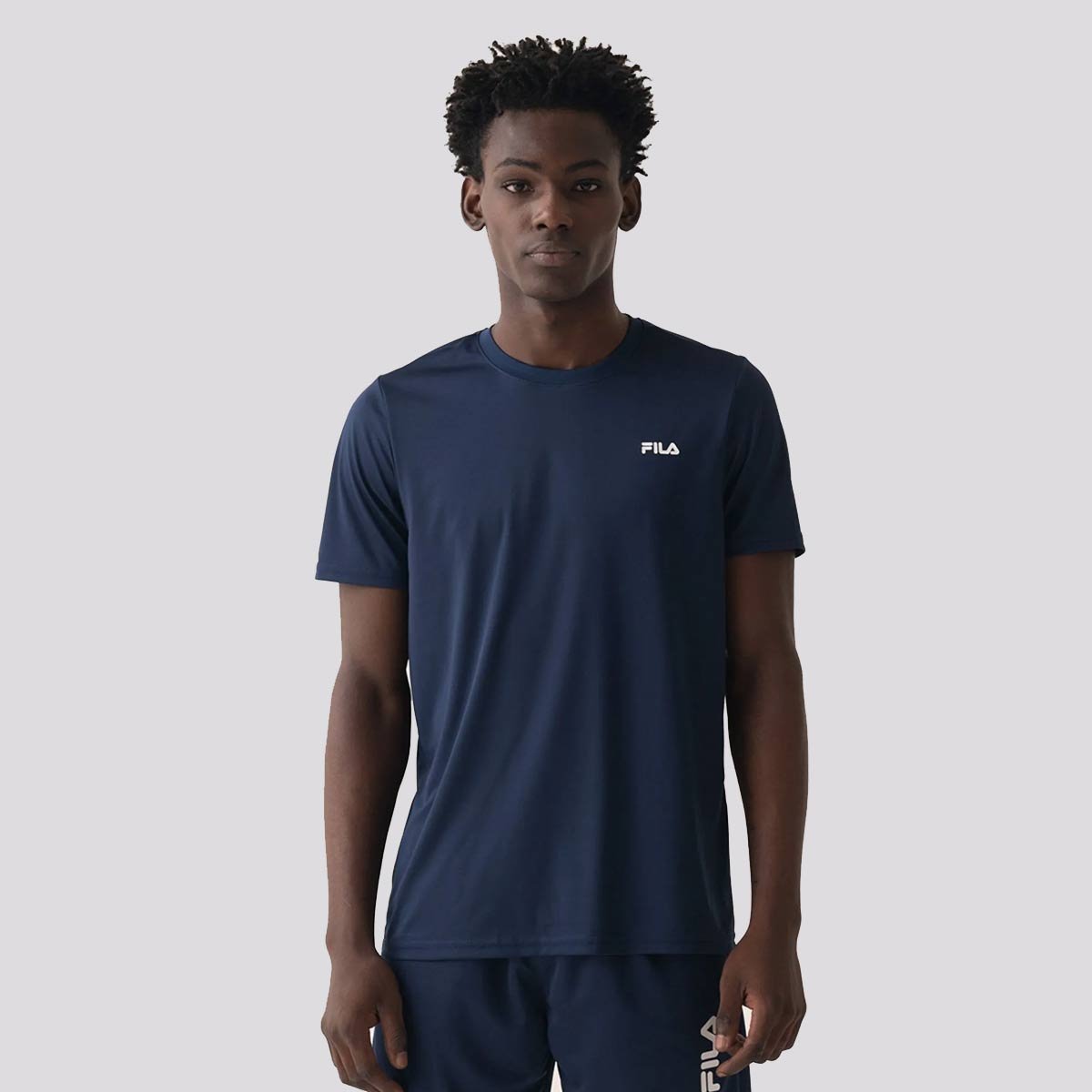 Camiseta Fila Myler Logo Marinho