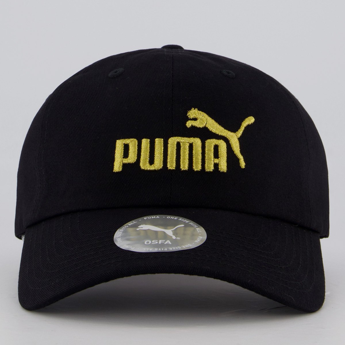 Boné Puma ESS No. 1 Logo BB Preto e Dourado Preto/Dourado 2