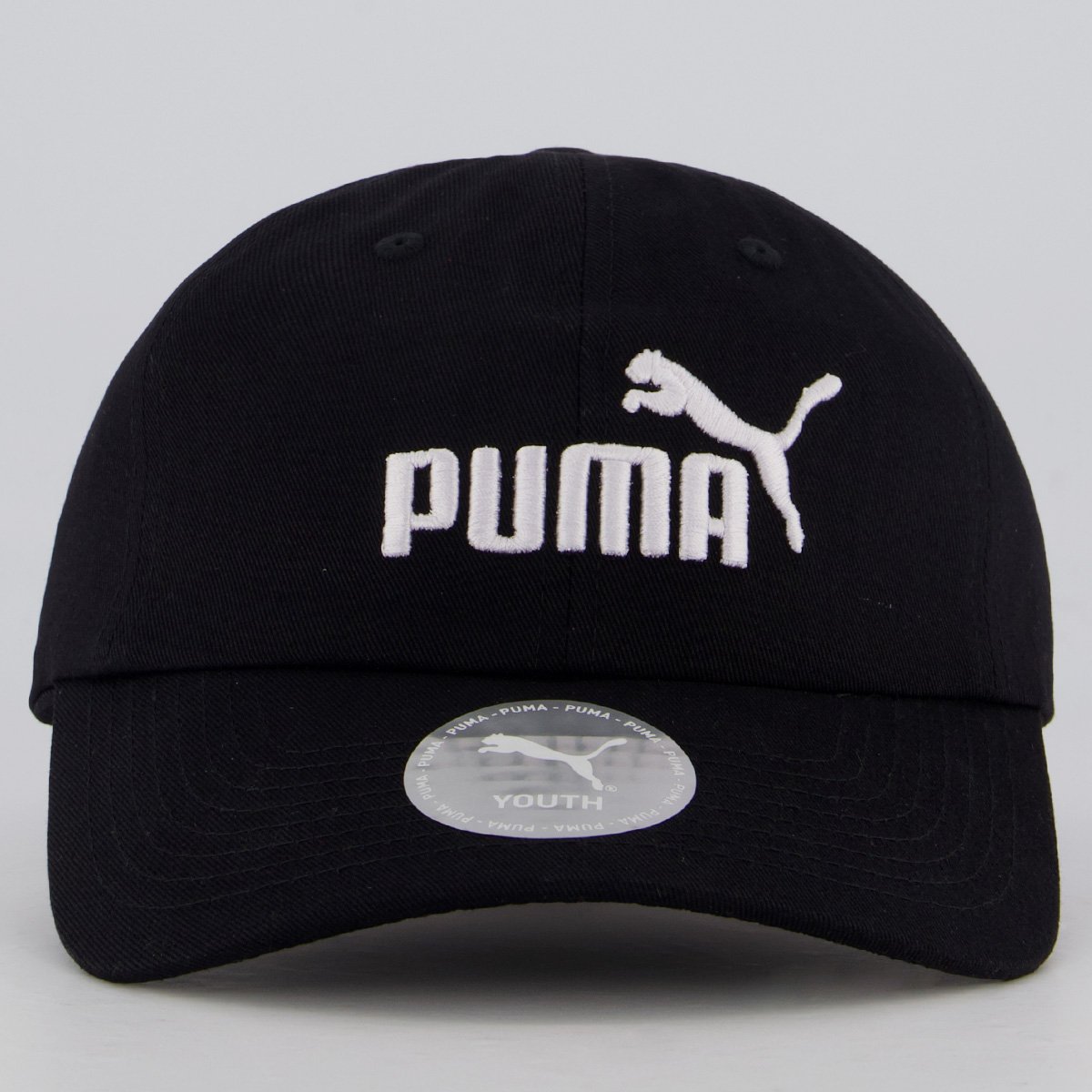 Boné Puma ESS No.1 Logo BB Juvenil Preto Preto 2