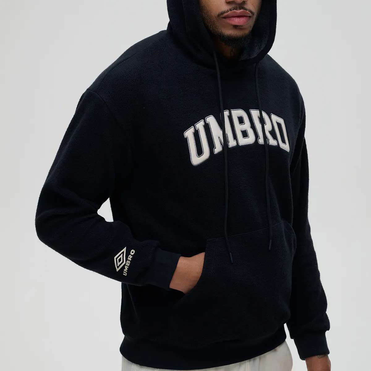 Moletom Umbro College Concept Preto Preto/Branco 2