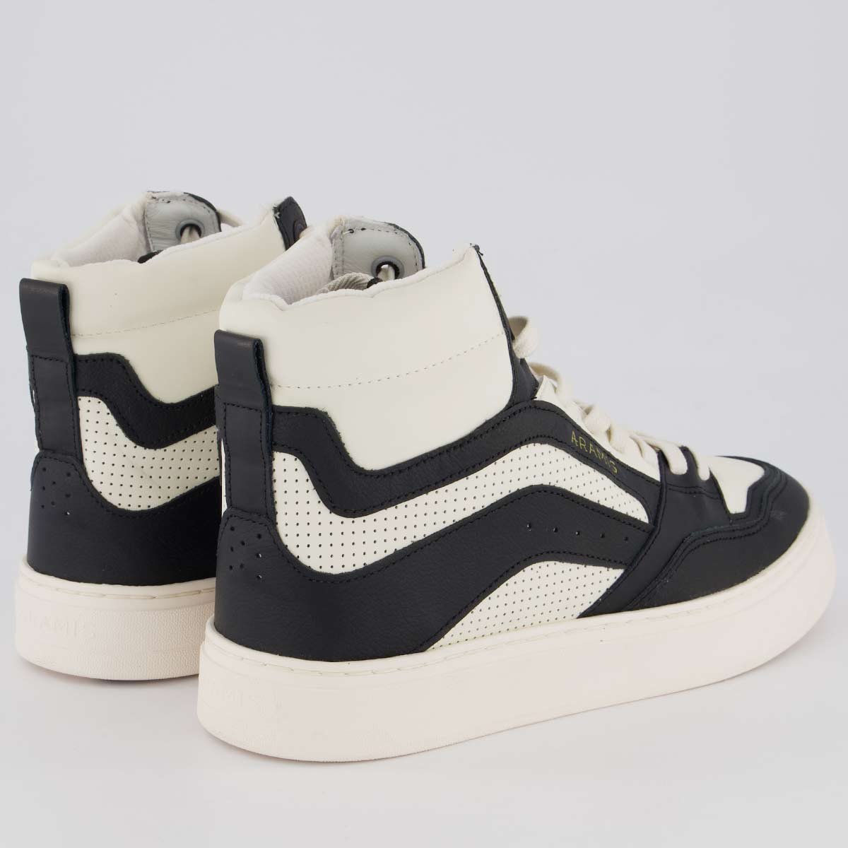 Tênis Aramis Legacy Stomp Branco e Preto Branco/Preto 3