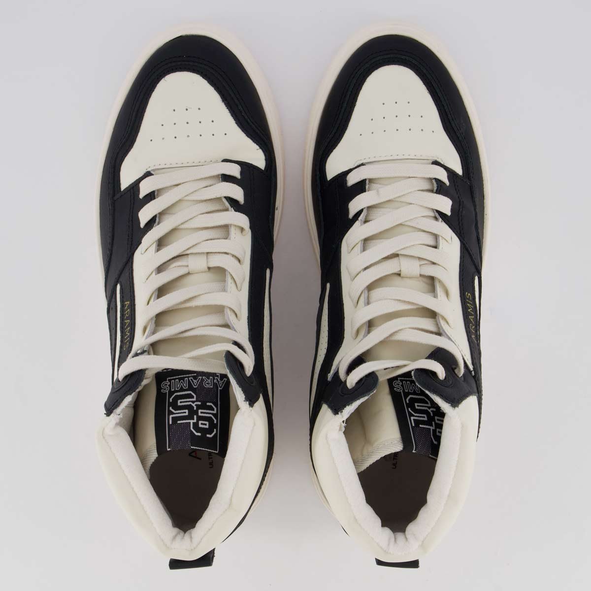 Tênis Aramis Legacy Stomp Branco e Preto Branco/Preto 4