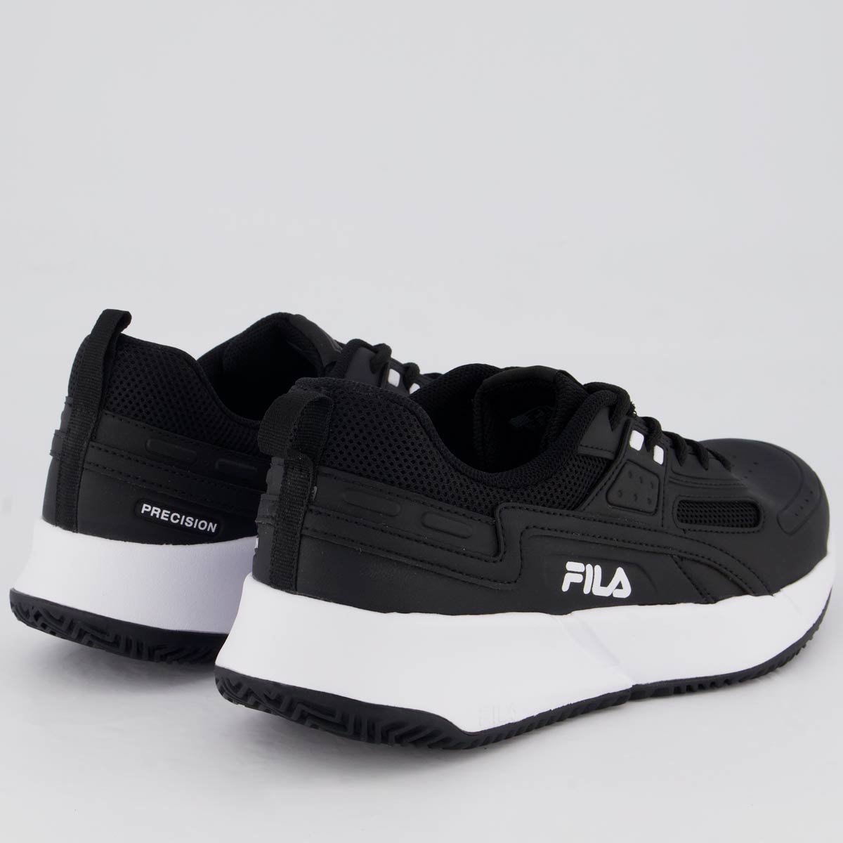 Tênis Fila Precision Preto e Branco Preto/Branco 3
