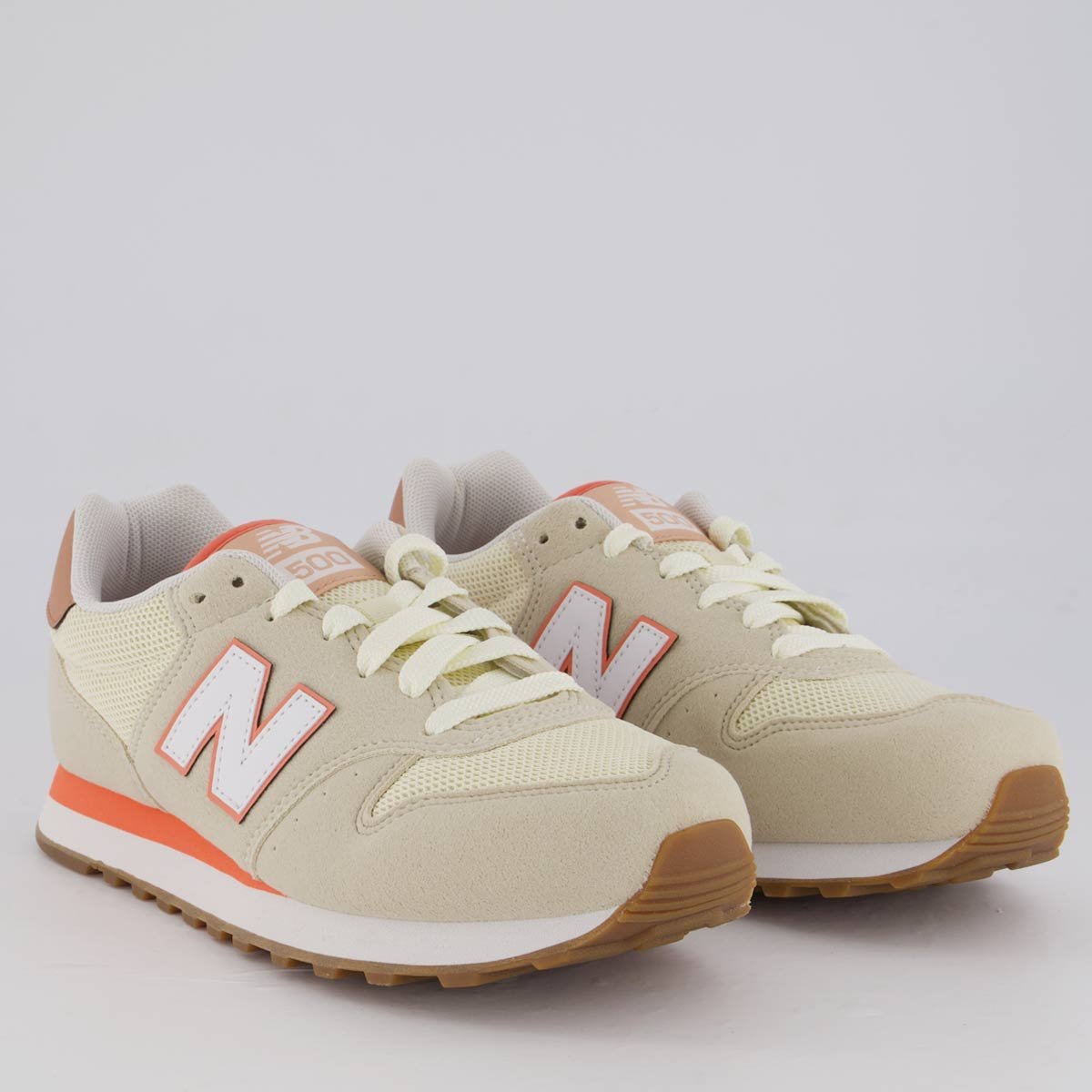 Tênis New Balance 500 V2 Feminino Bege Bege 2