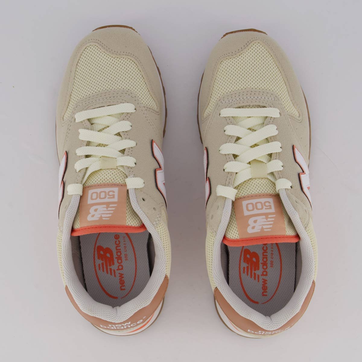 Tênis New Balance 500 V2 Feminino Bege Bege 4