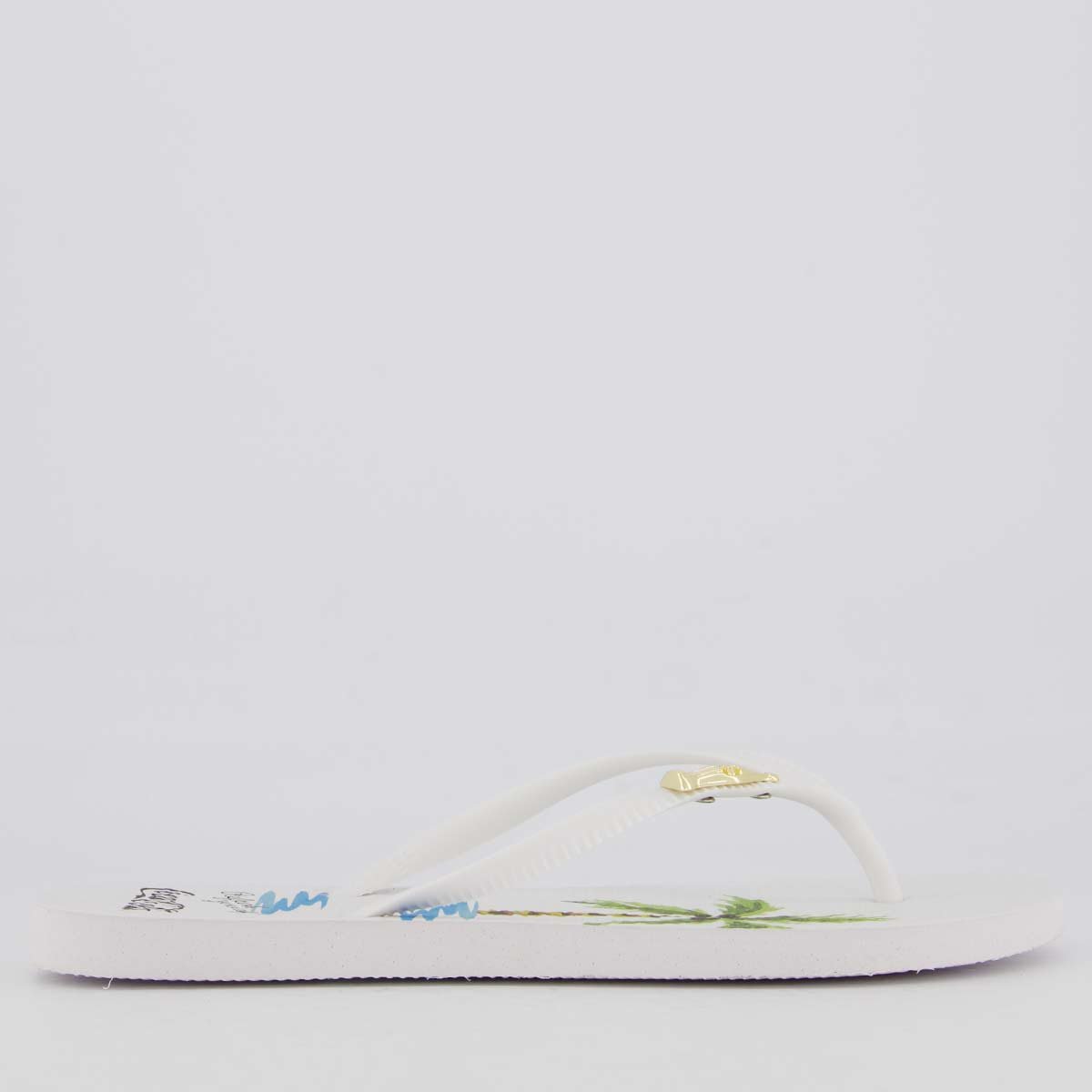 Chinelo Coca Cola Bossa Feminino Branco Branco 2