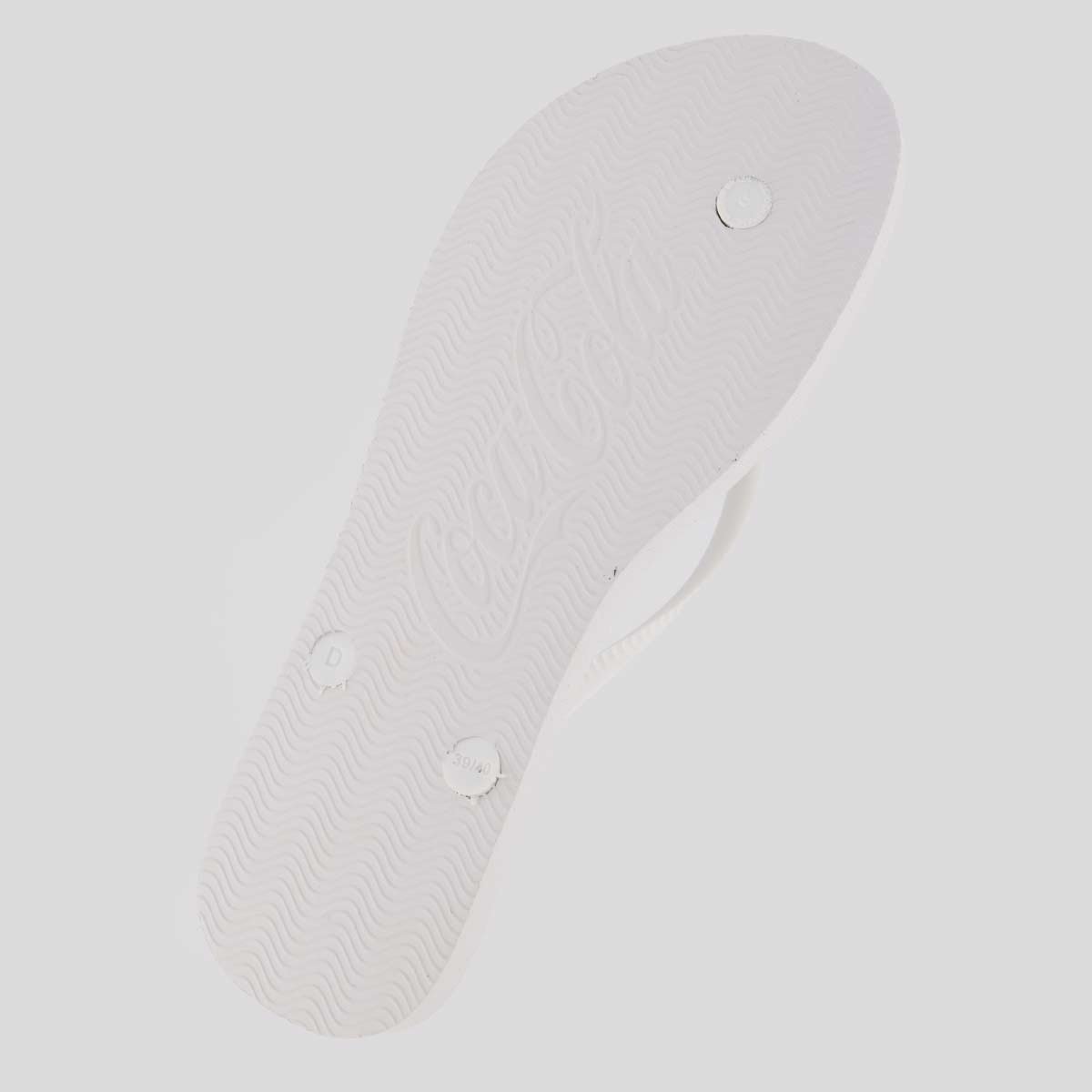 Chinelo Coca Cola Bossa Feminino Branco Branco 5