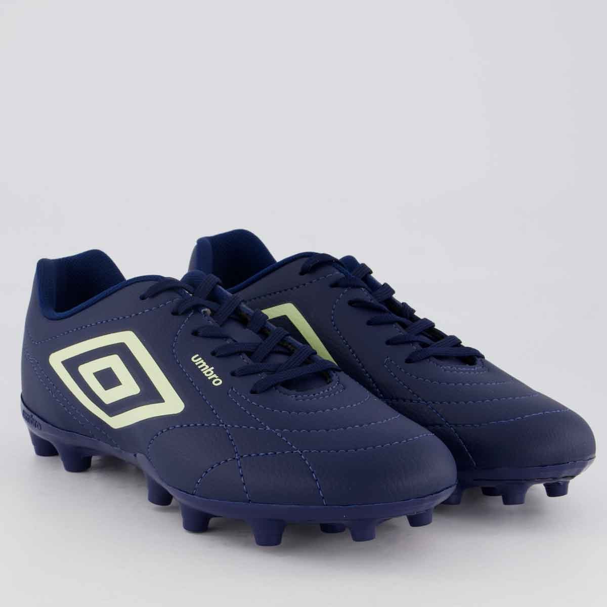 Chuteira Umbro Class Footballer Campo Marinho e Verde Marinho/Verde 2