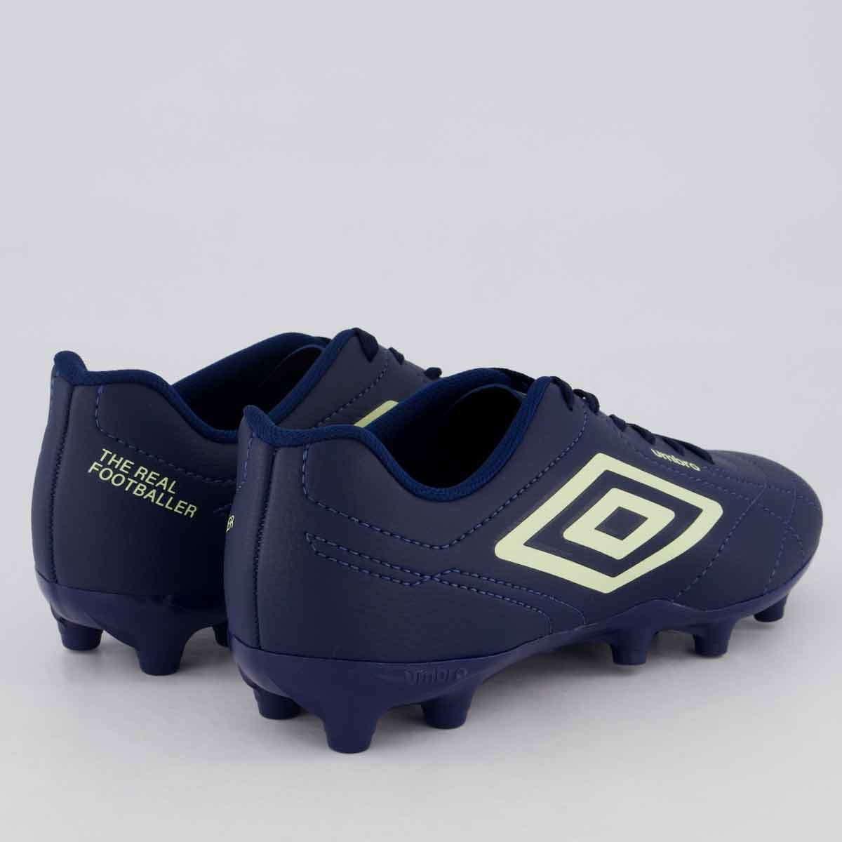 Chuteira Umbro Class Footballer Campo Marinho e Verde Marinho/Verde 3