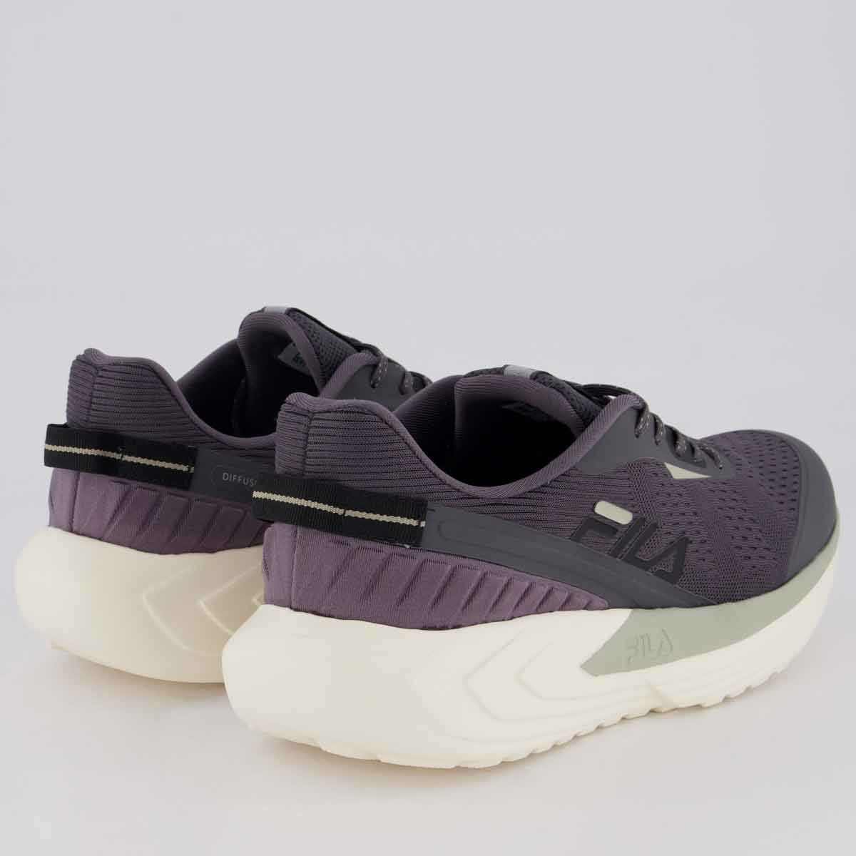 Tênis Fila Difusion Cinza Escuro Cinza Escuro 3