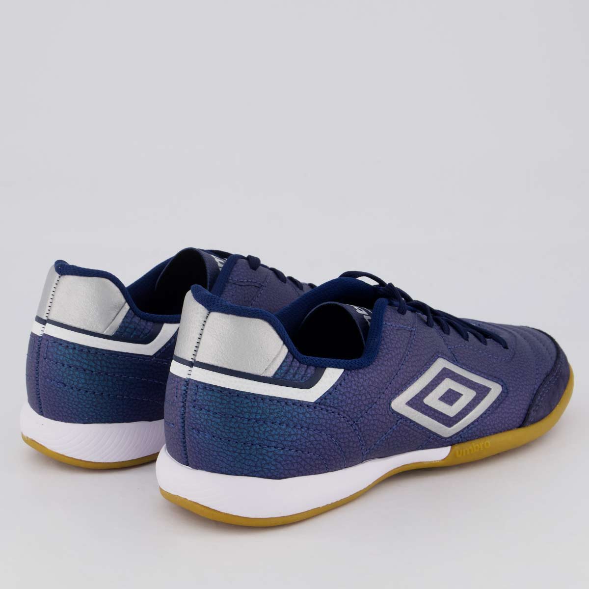 Chuteira Umbro Speciali Classic Futsal Marinho e Cinza Marinho/Cinza 3