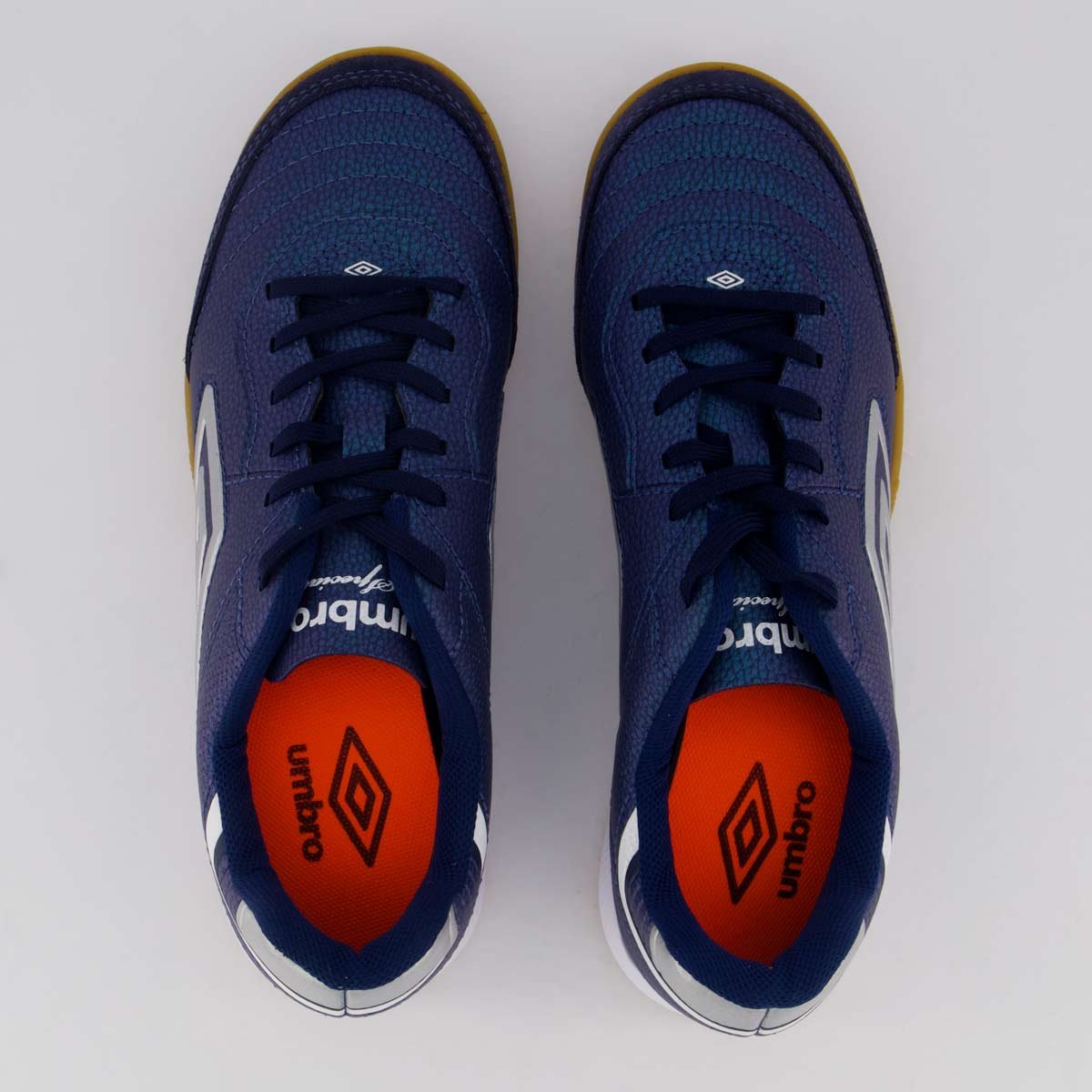 Chuteira Umbro Speciali Classic Futsal Marinho e Cinza Marinho/Cinza 4