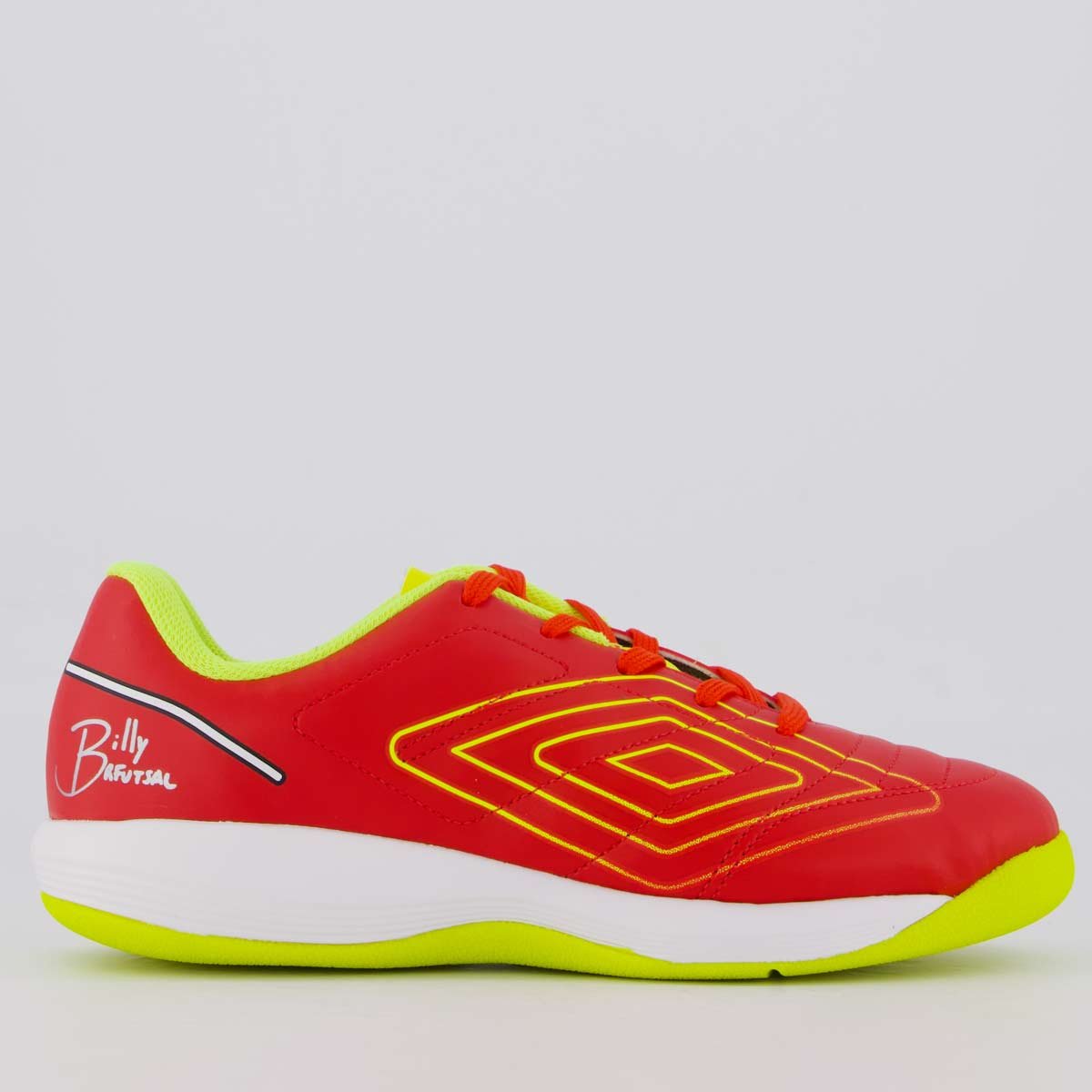Chuteira Futsal Umbro BR Futsal Juvenil Vermelha