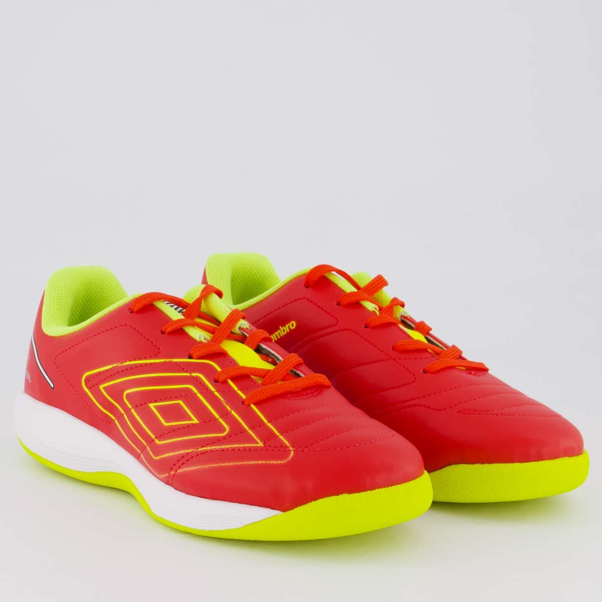 Chuteira Futsal Umbro BR Futsal Juvenil Vermelha Vermelho 2
