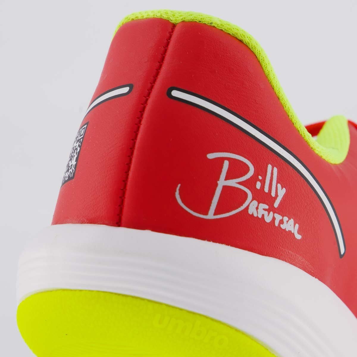 Chuteira Futsal Umbro BR Futsal Juvenil Vermelha Vermelho 6