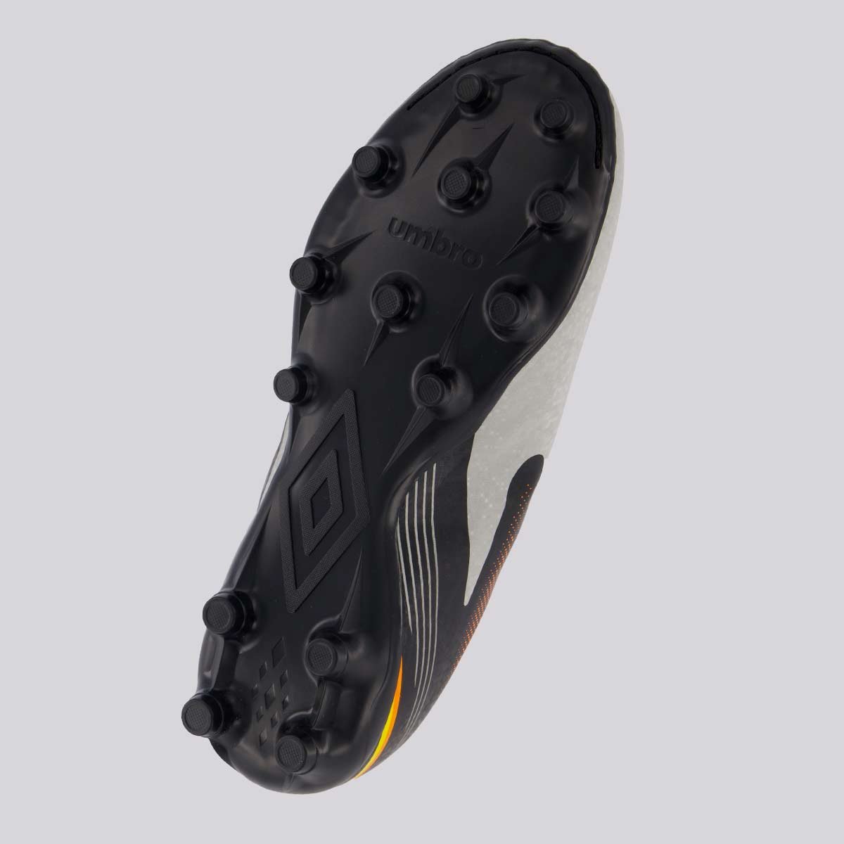 Chuteira Umbro Techno II Campo Cinza e Preta Cinza/Preto 5