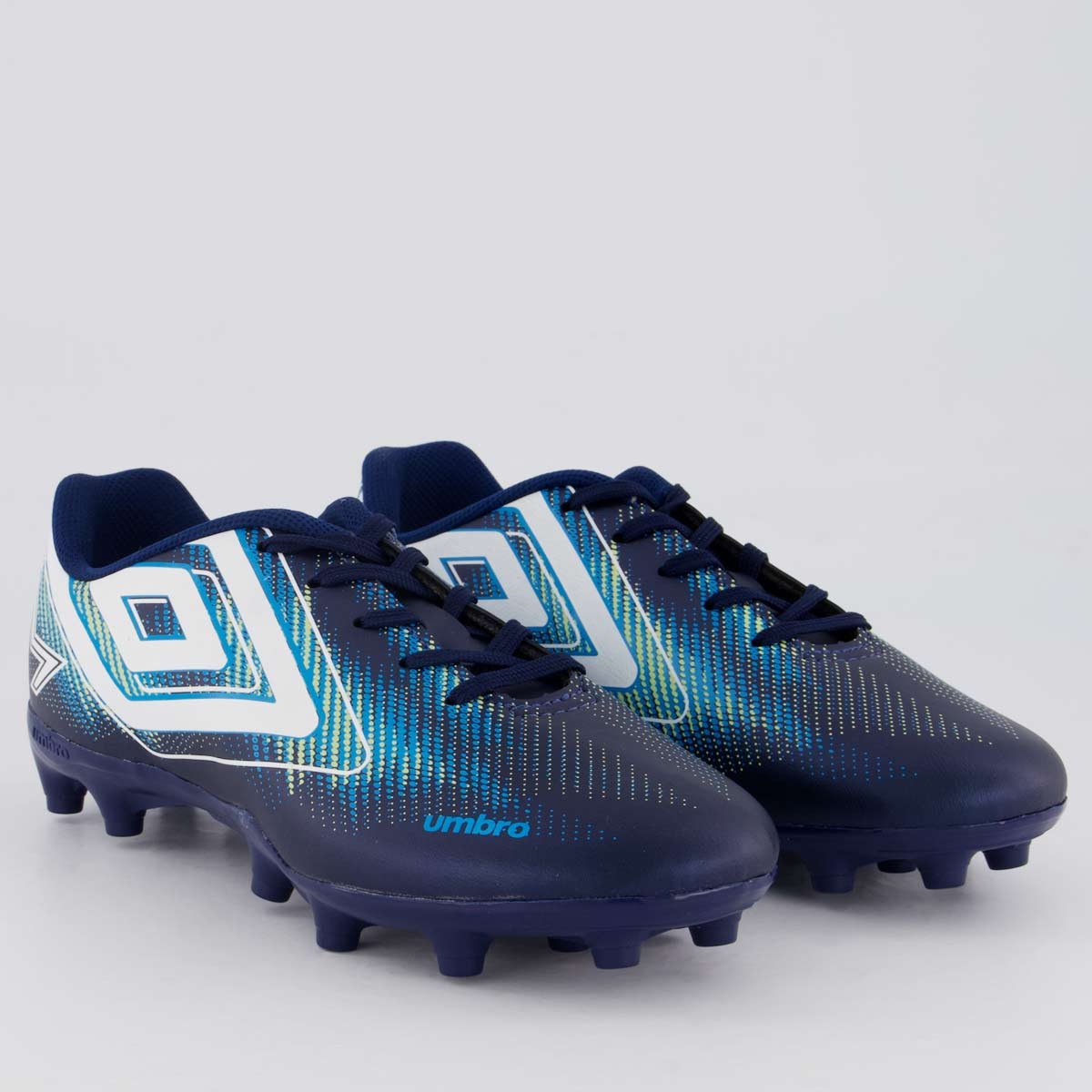 Chuteira Umbro Heatmap Campo Juvenil Marinho e Branca Marinho/Branco 2