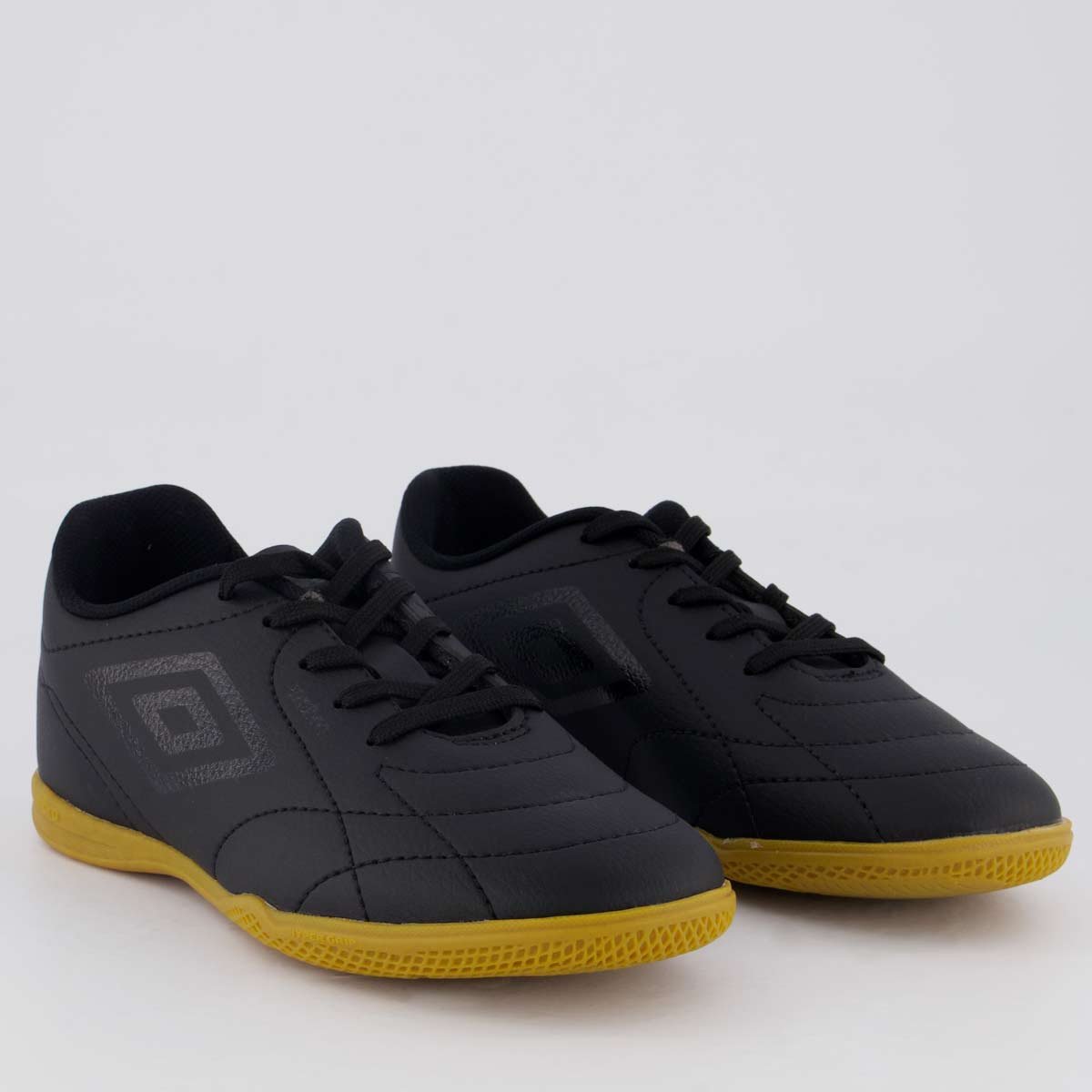 Chuteira Umbro Class Footballer Futsal Juvenil Preta Preto 2