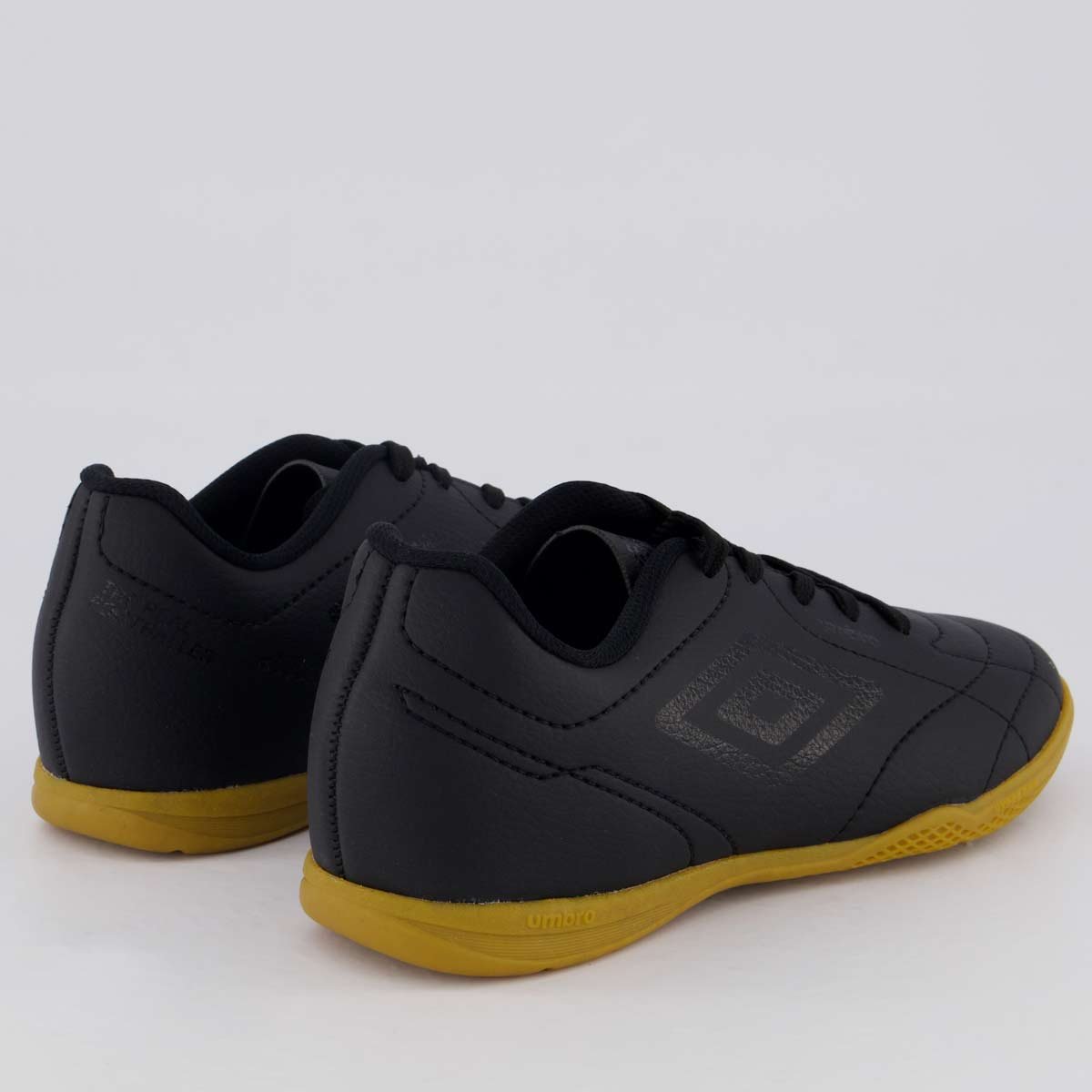 Chuteira Umbro Class Footballer Futsal Juvenil Preta Preto 3