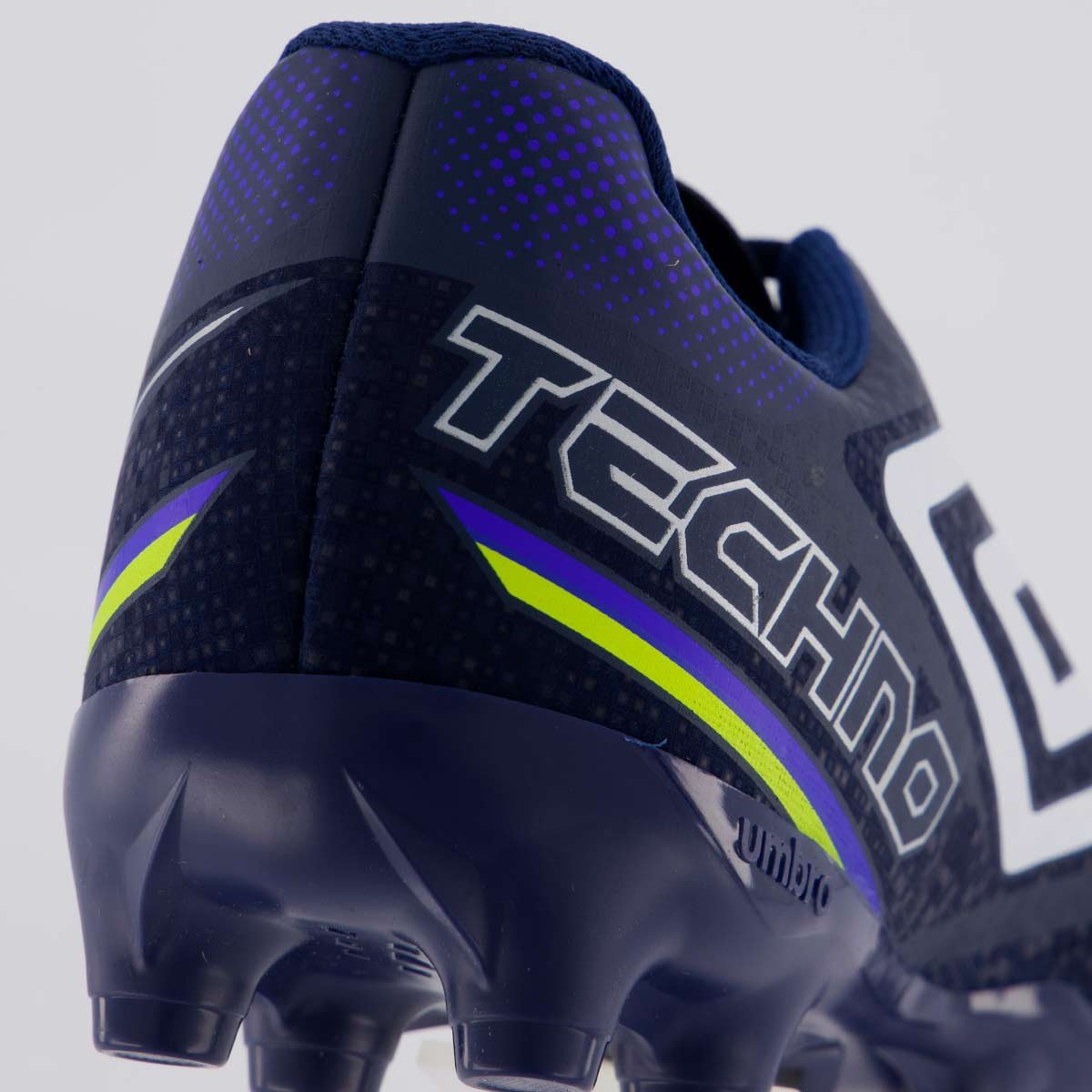 Chuteira Umbro Techno II Campo Marinho e Branca Marinho/Branco 6