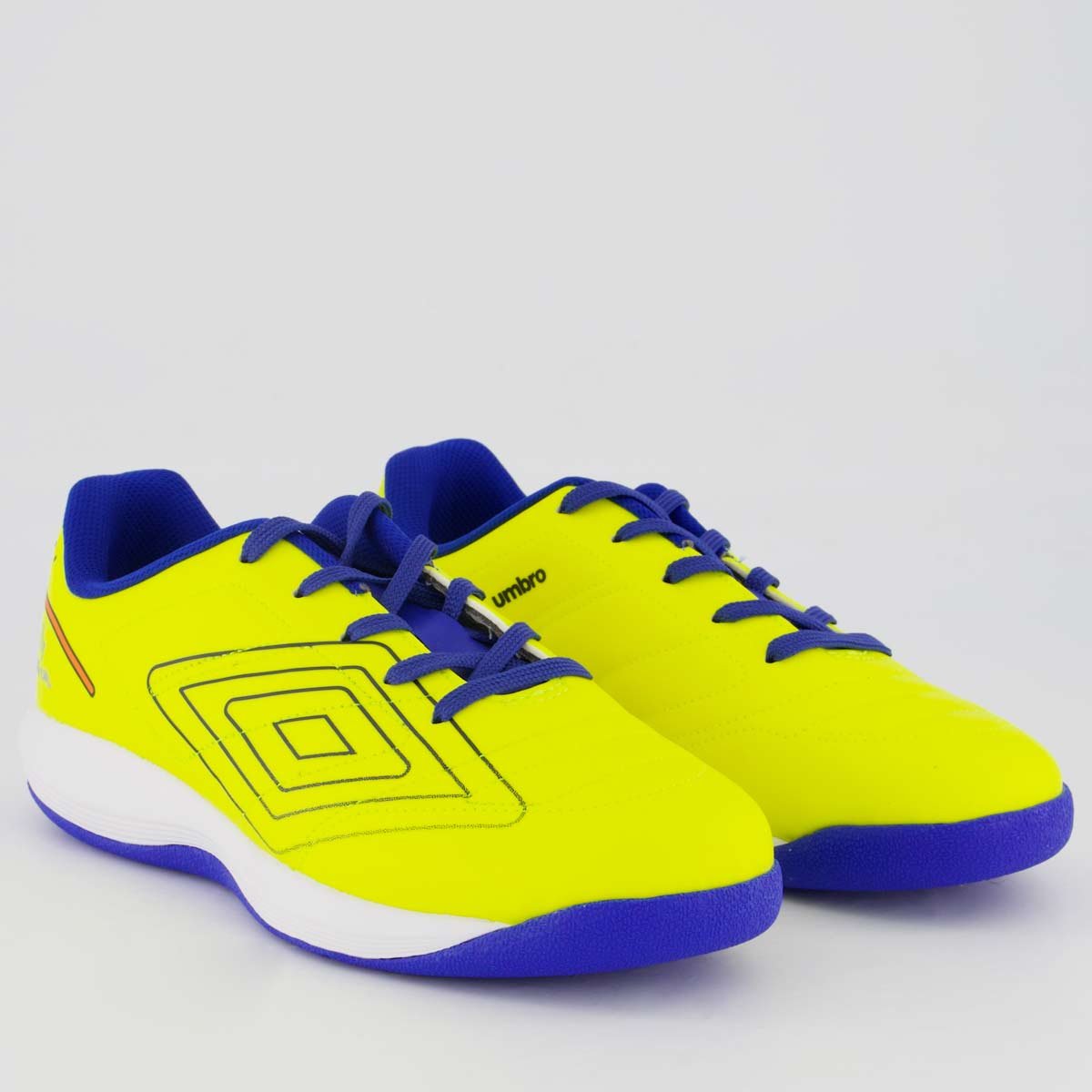 Chuteira Umbro BR Futsal Juvenil Amarelo e Azul Amarelo/Azul 2