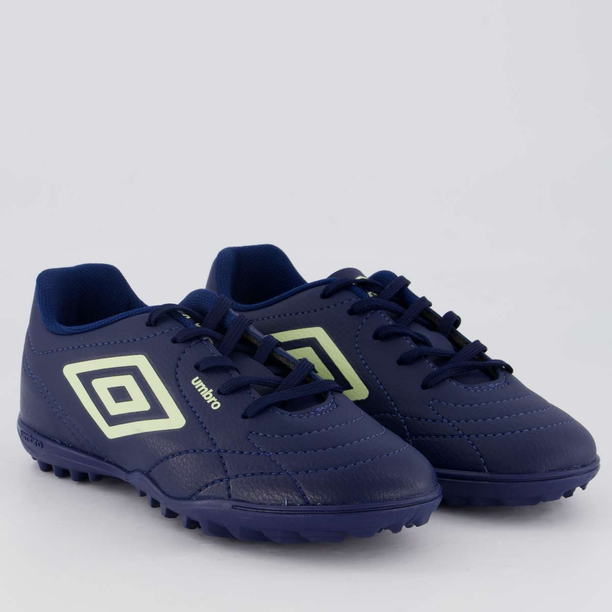 Chuteira Umbro Class Footballer Society Juvenil Marinho e Verde Marinho/Verde 2
