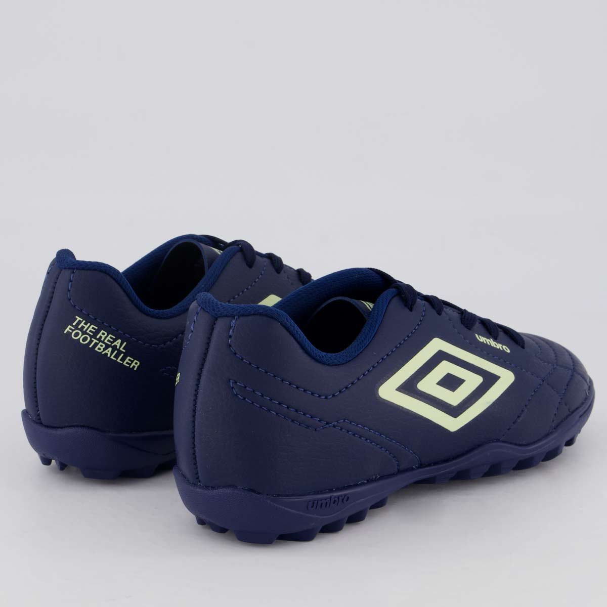 Chuteira Umbro Class Footballer Society Juvenil Marinho e Verde Marinho/Verde 3