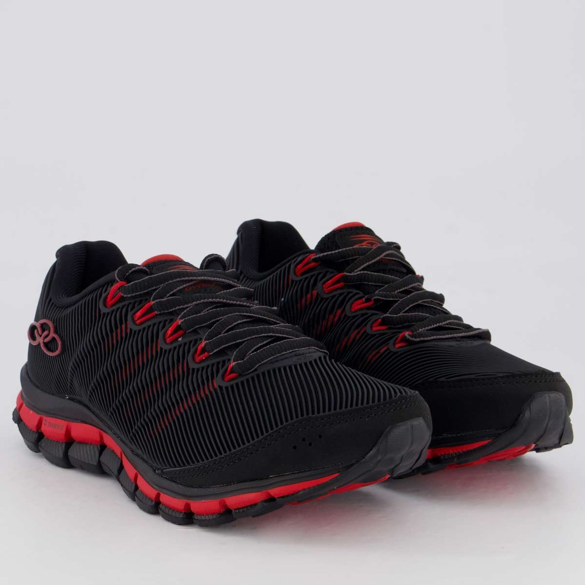 Tênis Olympikus Dynamic Juvenil Preto e Vermelho Preto/Vermelho 2