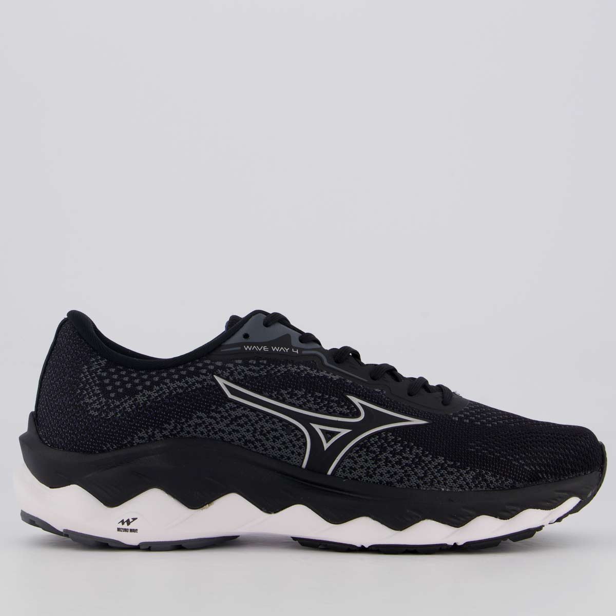ny101/A1230-4/ TÊNIS KNIT UNISSEX MIZUNO ORACLE 101126126/3 Preto