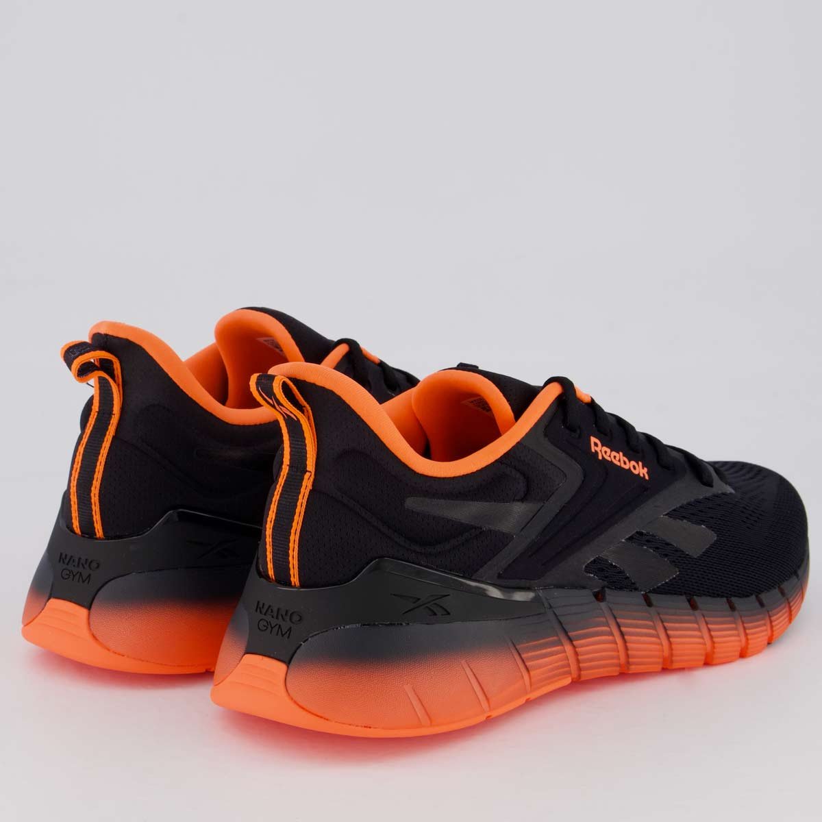 Tênis Reebok Nano Gym Preto e Laranja Preto 3