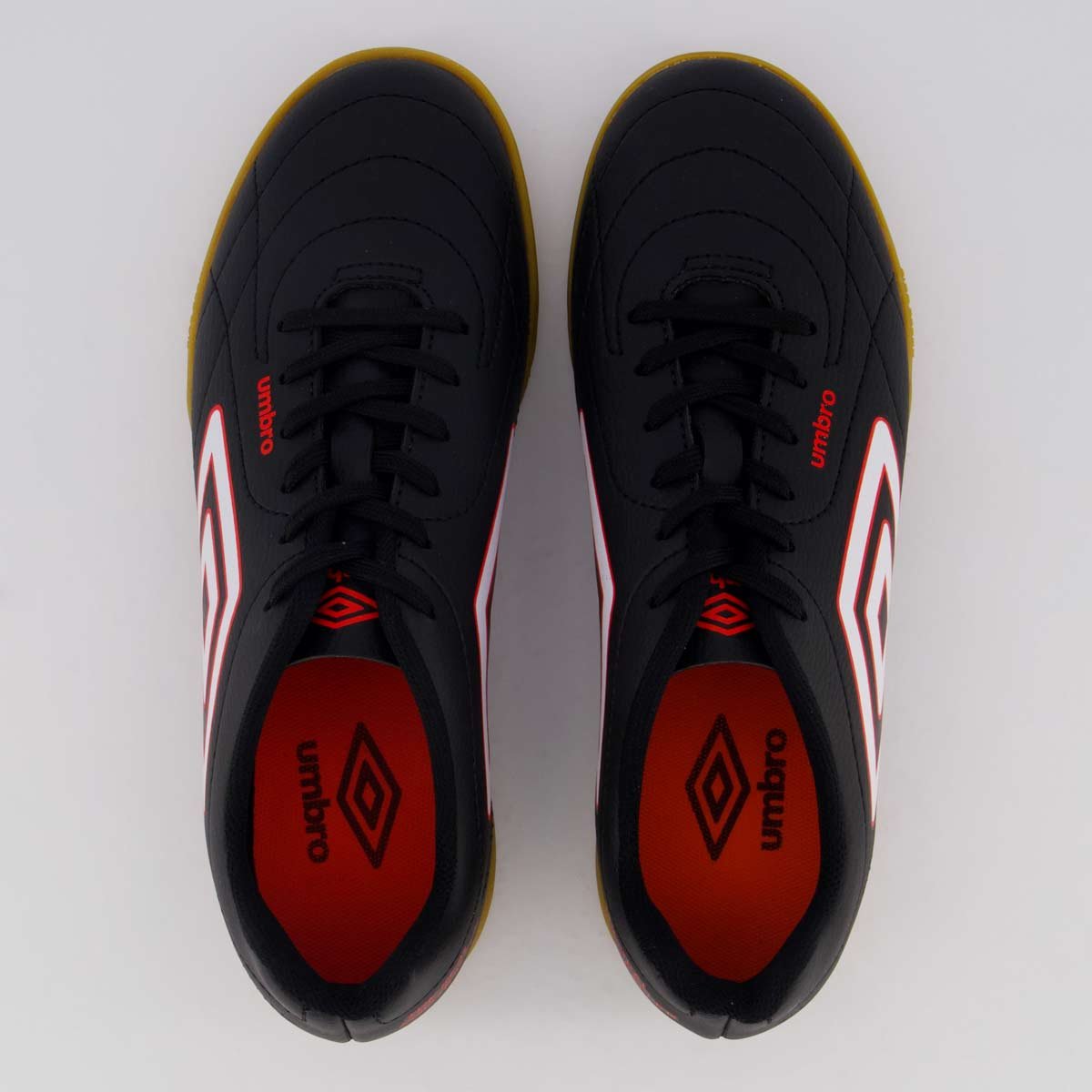 Chuteira Umbro Class Footballer Futsal Preta e Branca Preto/Branco 4