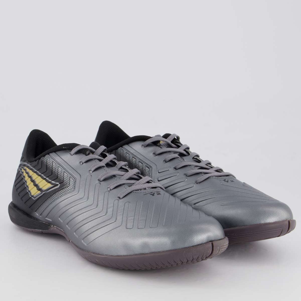 Chuteira Penalty Digital Y-2 Futsal Cinza Cinza 2