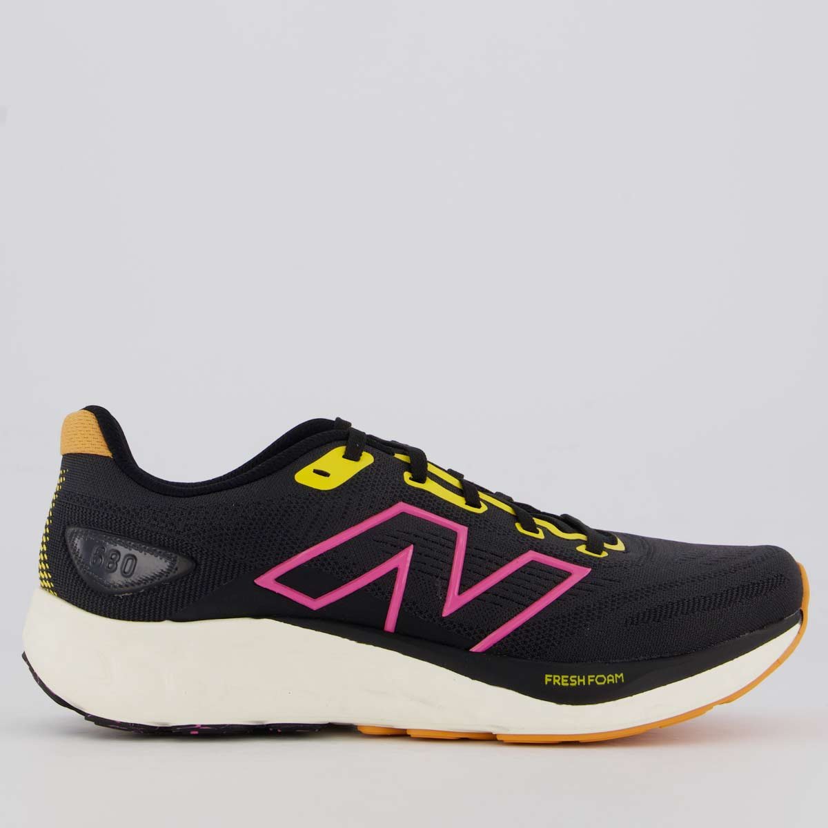 Tênis New Balance Fresh Foam 680 V8 Feminino Preto Preto 1